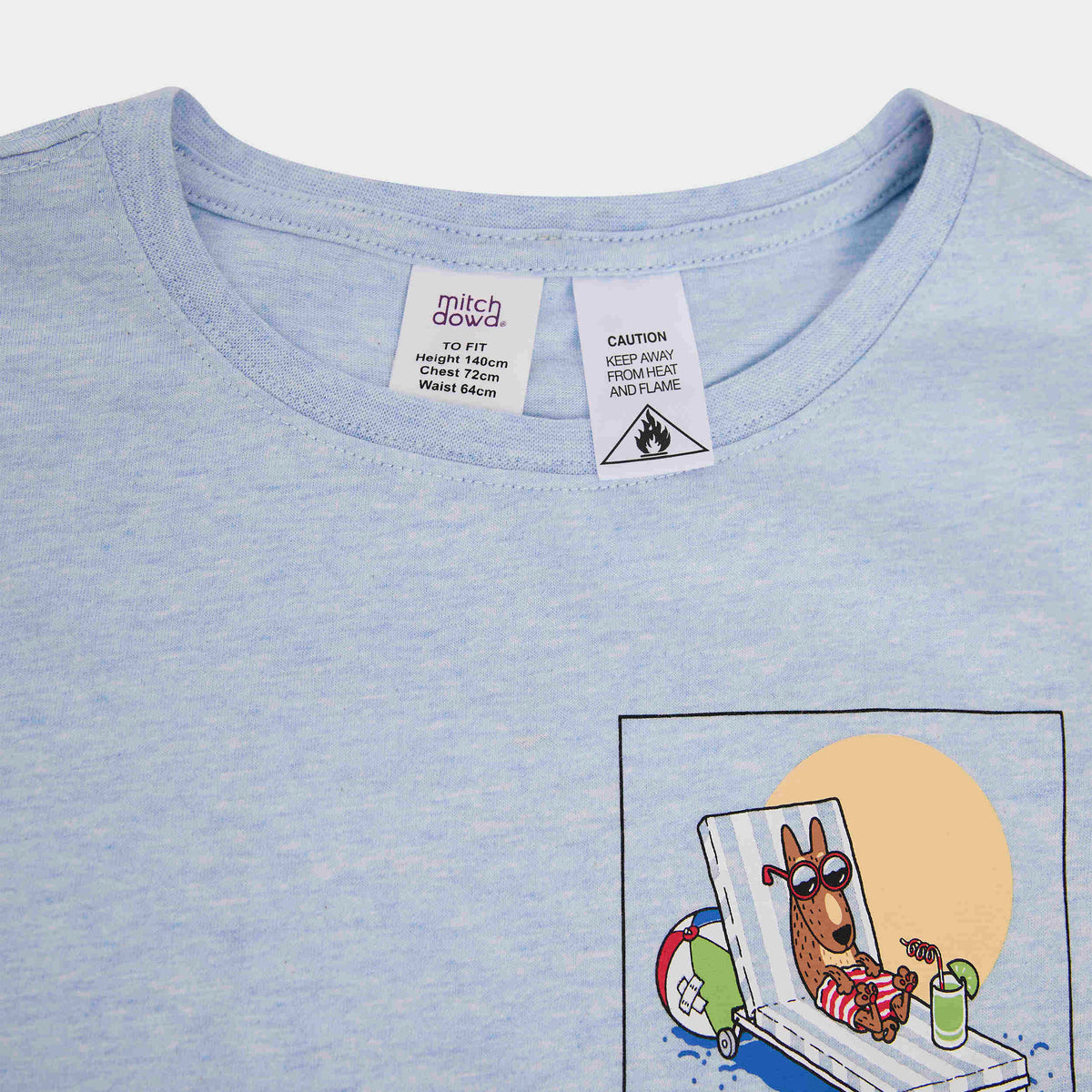 Mitchdowd Kids Doggin Loungin Cotton Pyjama Set