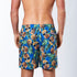 Men's Pineapple Head Swim Shorts - Blue