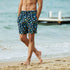 Men's Back Beach Bamboo Printed Woven Sleep Short - Navy