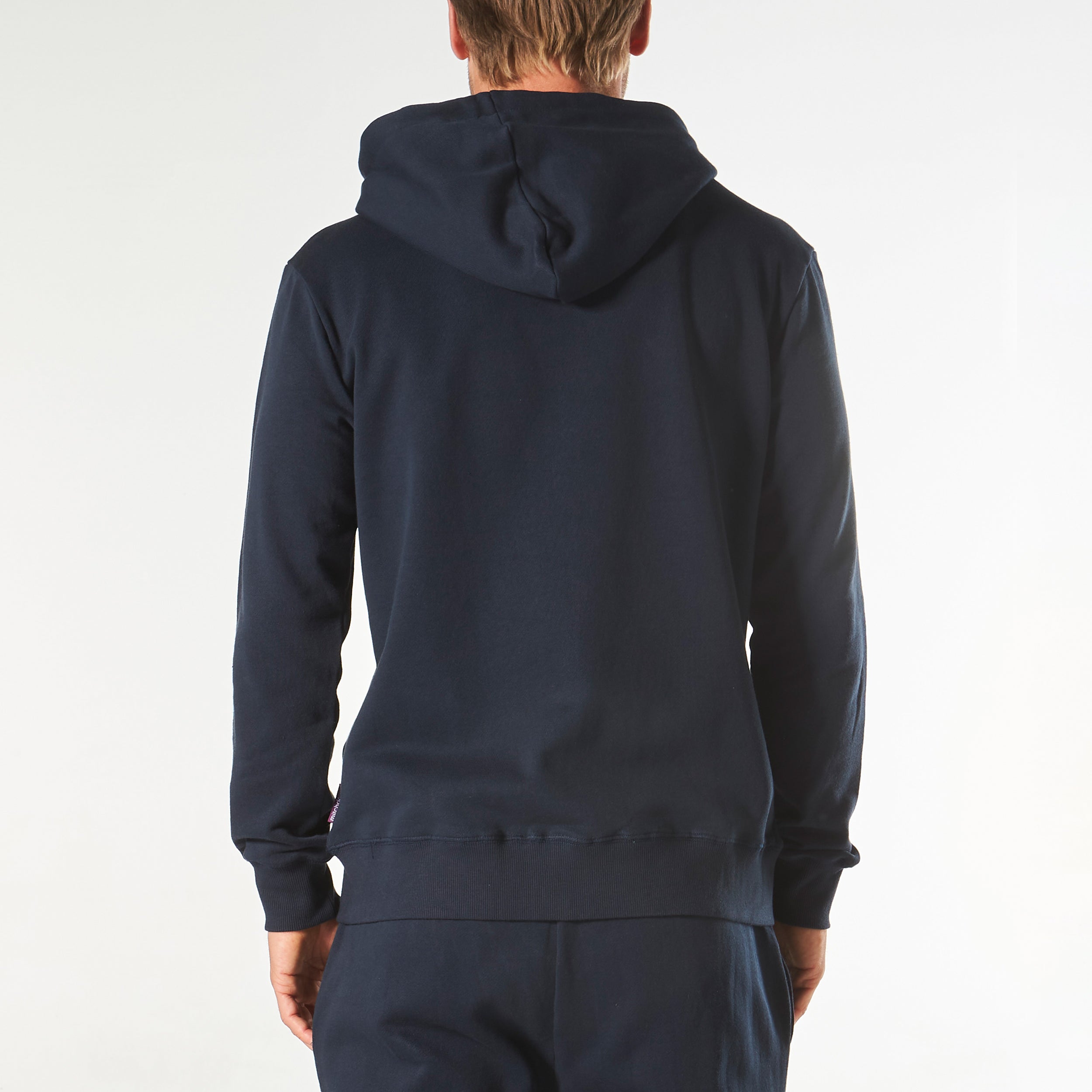 Men's Long Sleeve Lounge Hoodie - Navy - Image 3
