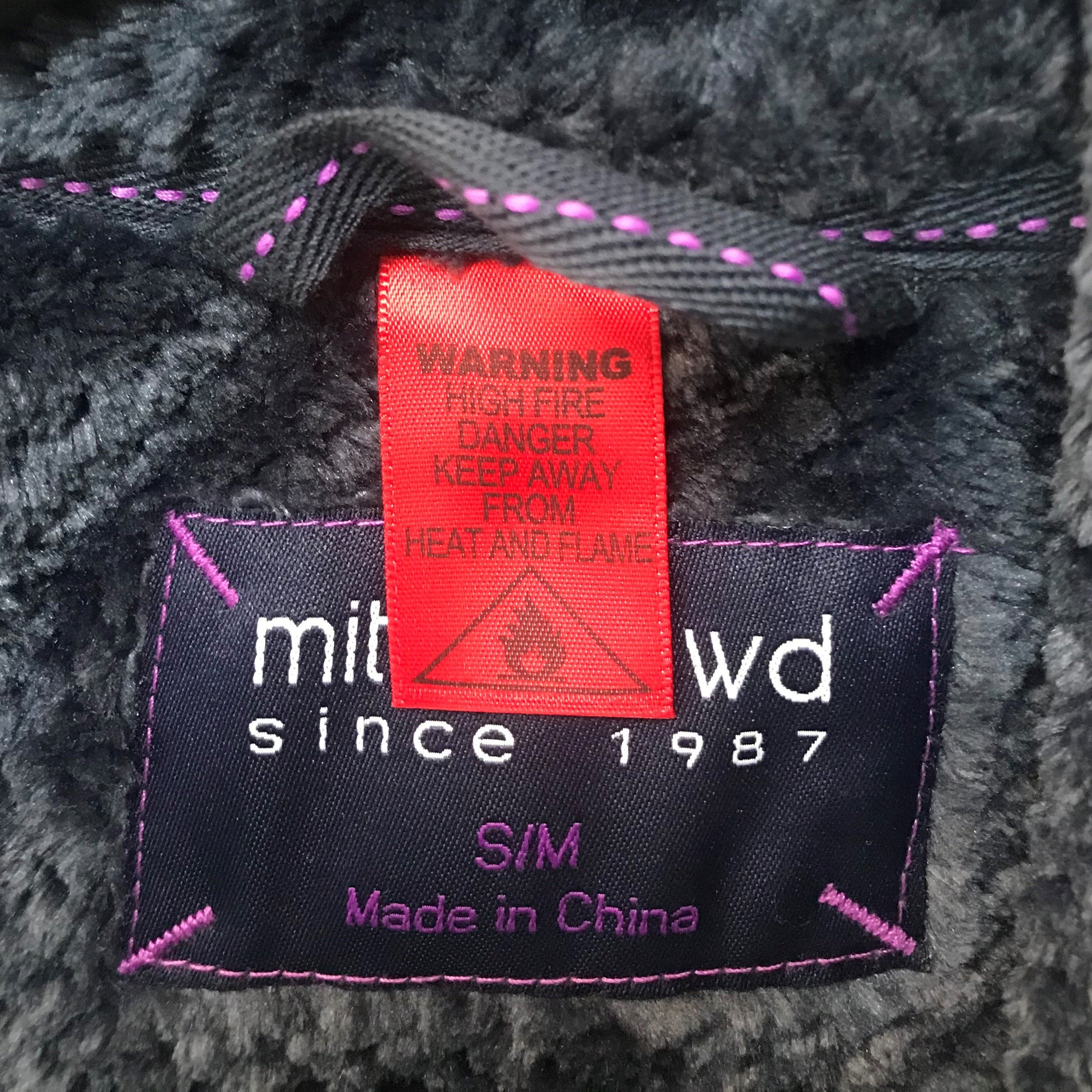 Boy's Waffle Texture Coral Fleece Robe - Navy - Image 4