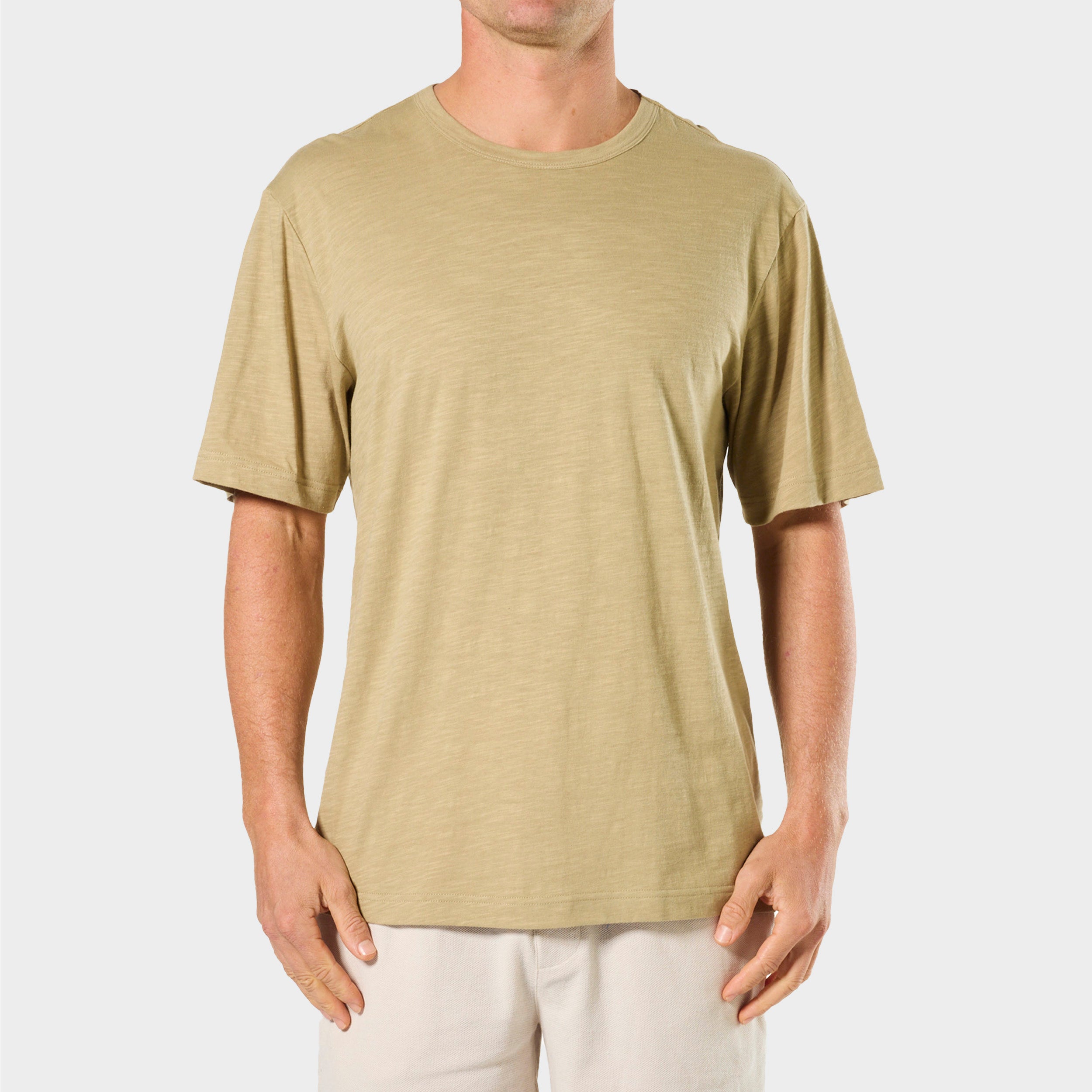 Mitchdowd Mens Slub Natural Sleep Tee