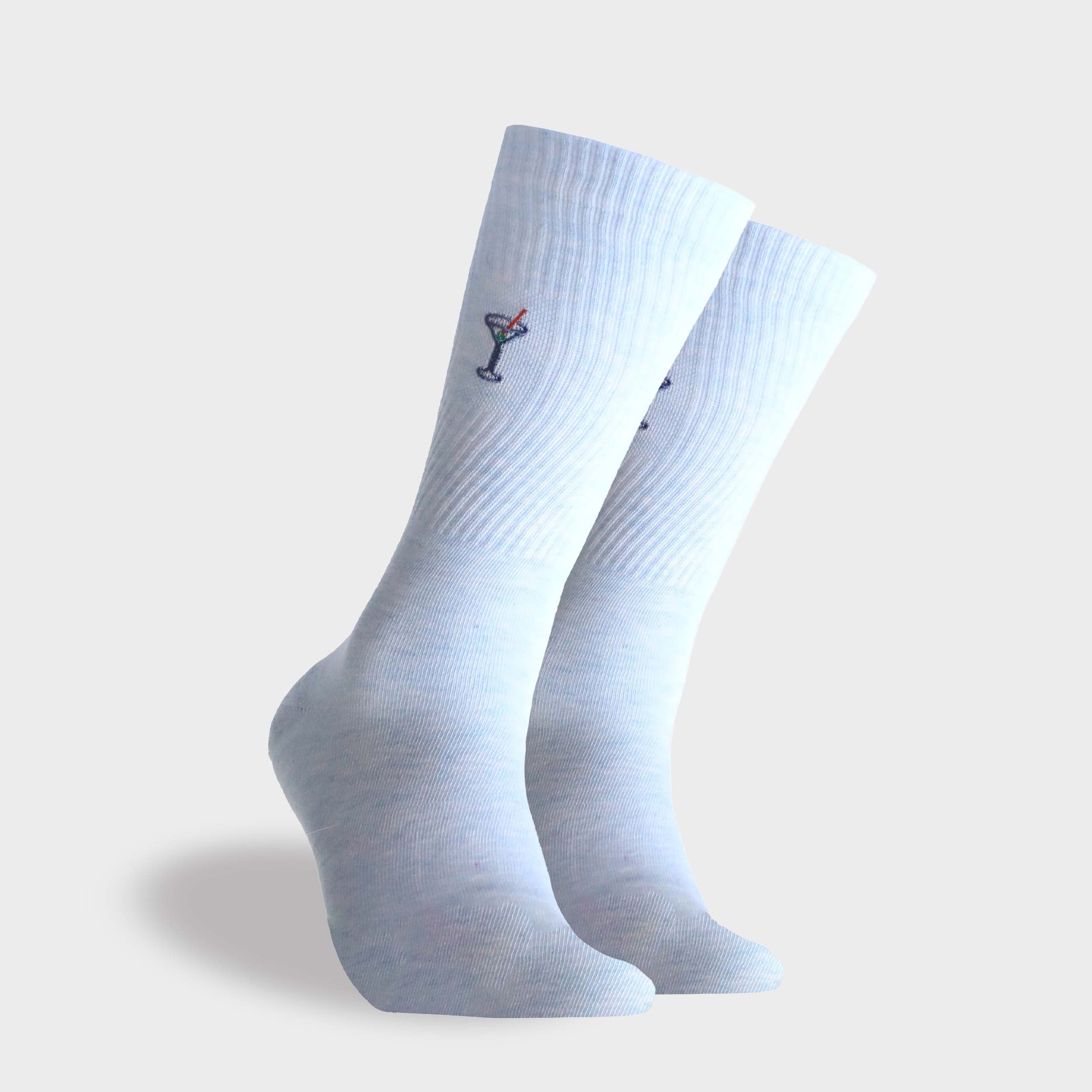 Men's Summer Fine Bamboo Sport Sock - Blue Marle