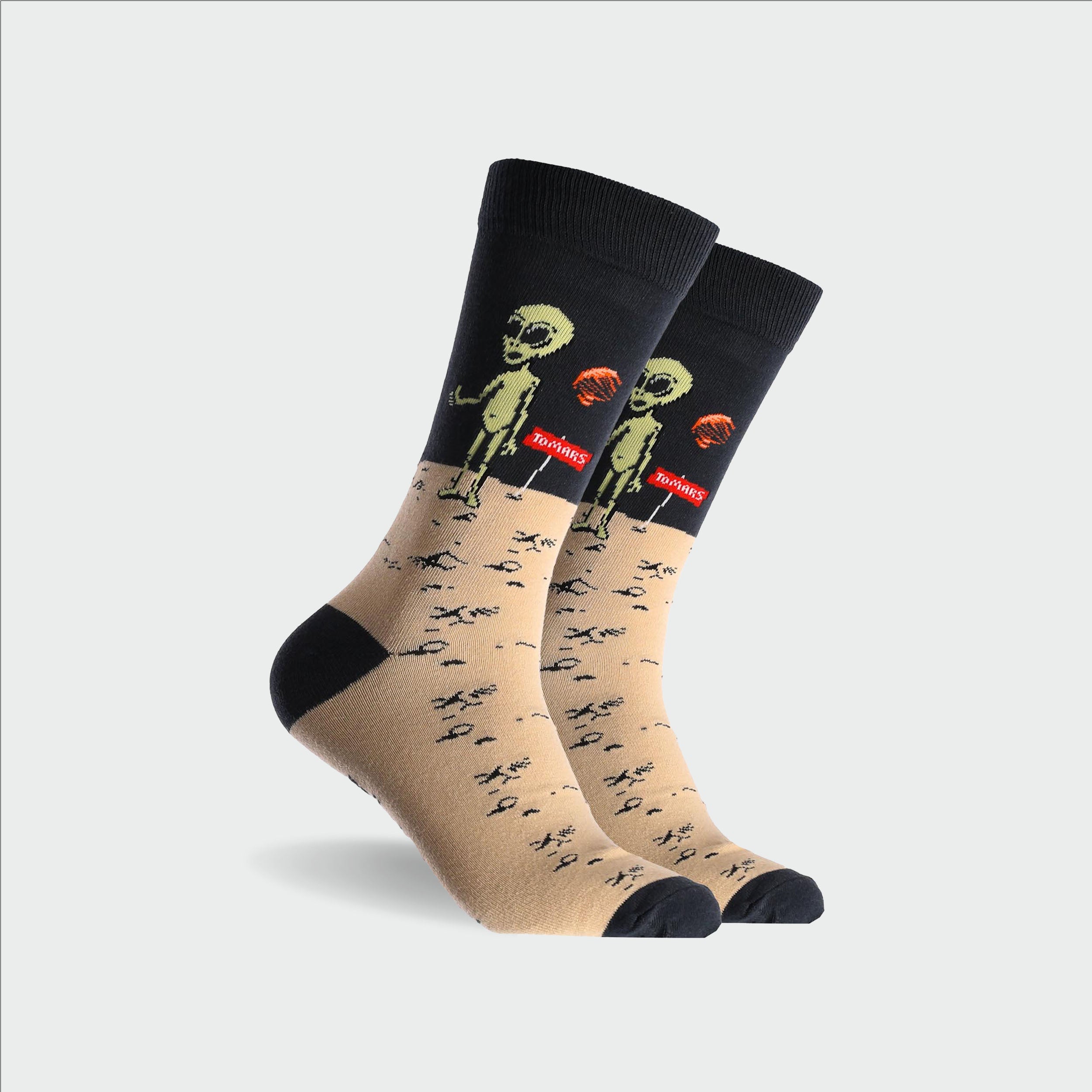 Men's To Mars Cotton Crew Socks - Navy - Image 1