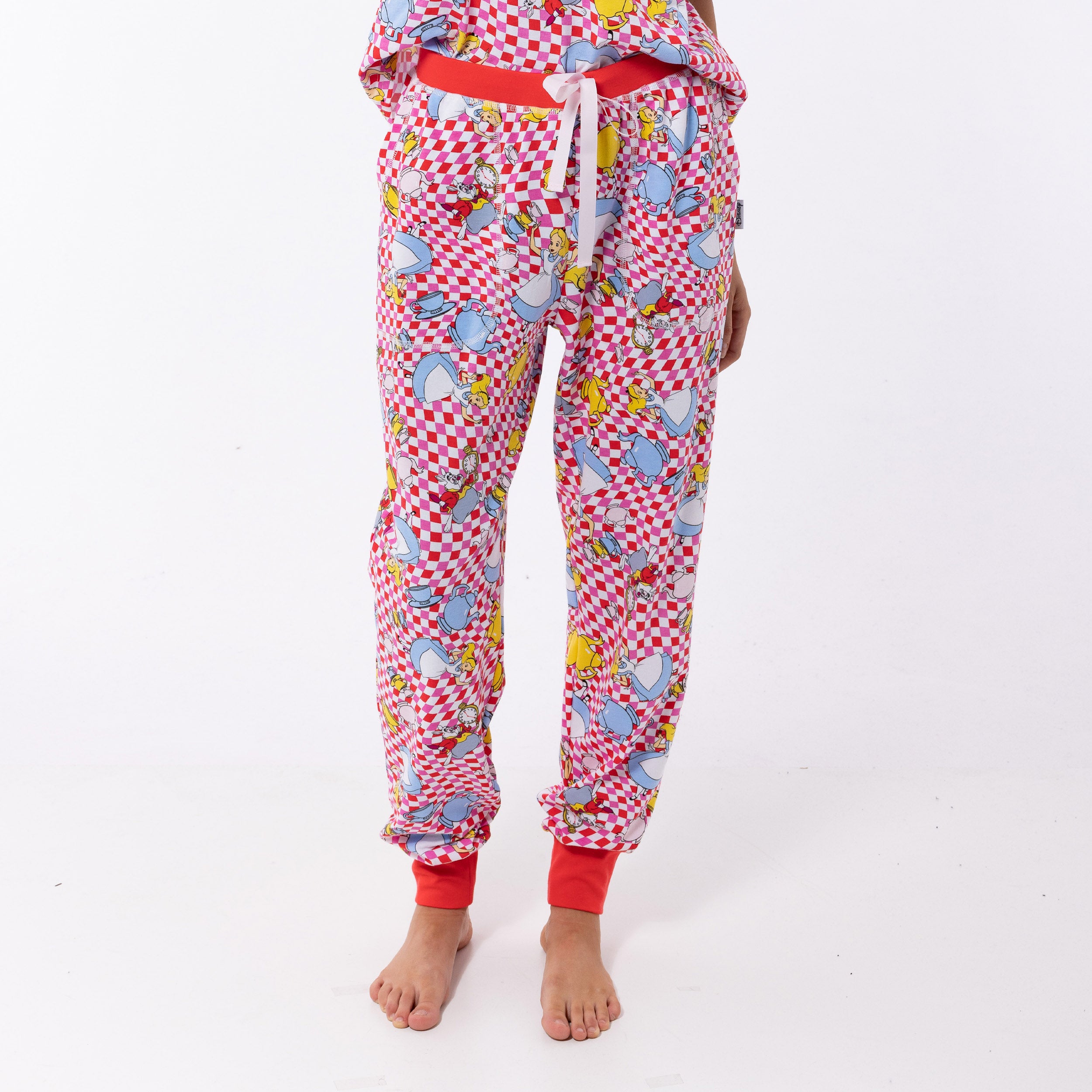 Women's Alice In Wonderland Long Sleep Pants - Image 2