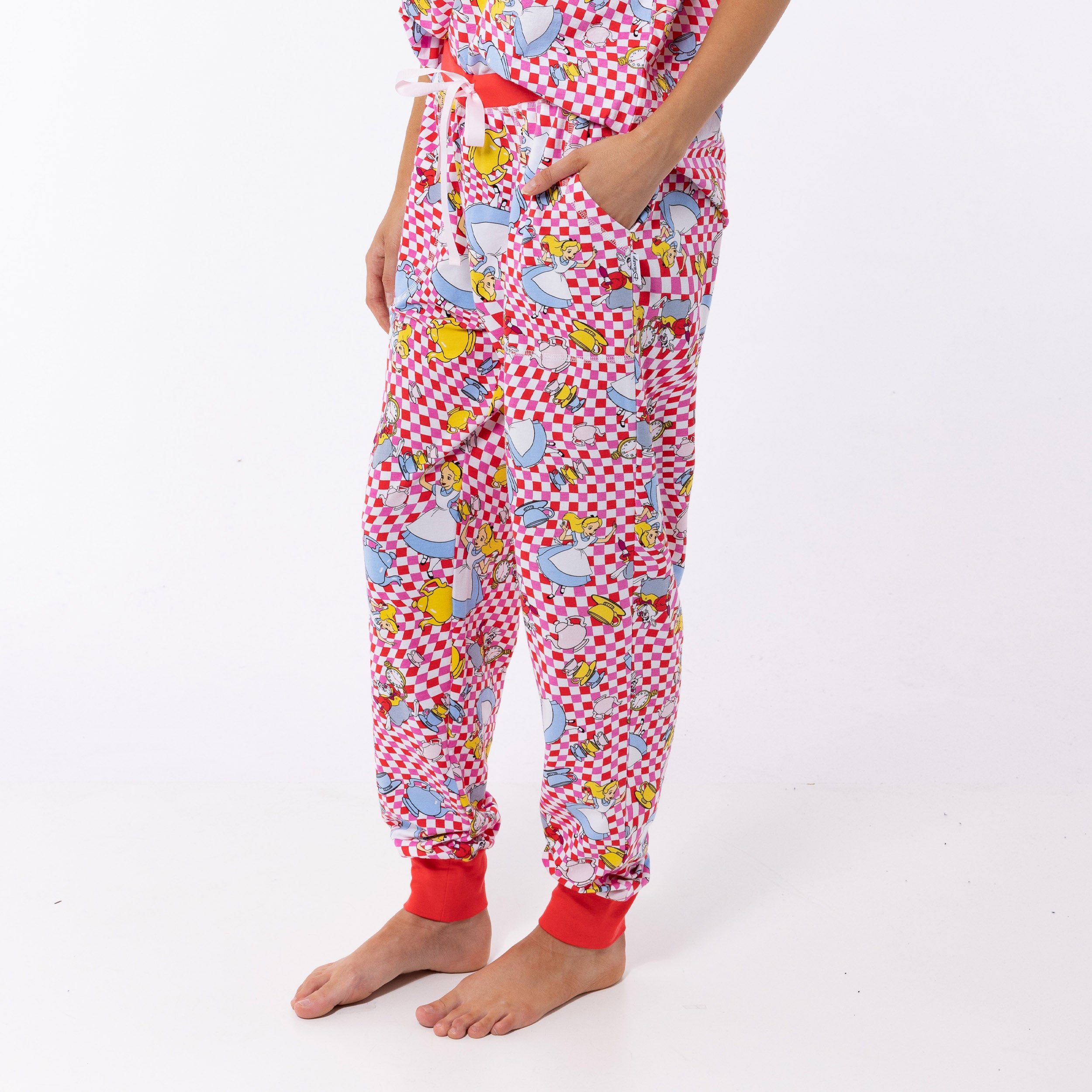 Women's Alice In Wonderland Long Sleep Pants - Image 1