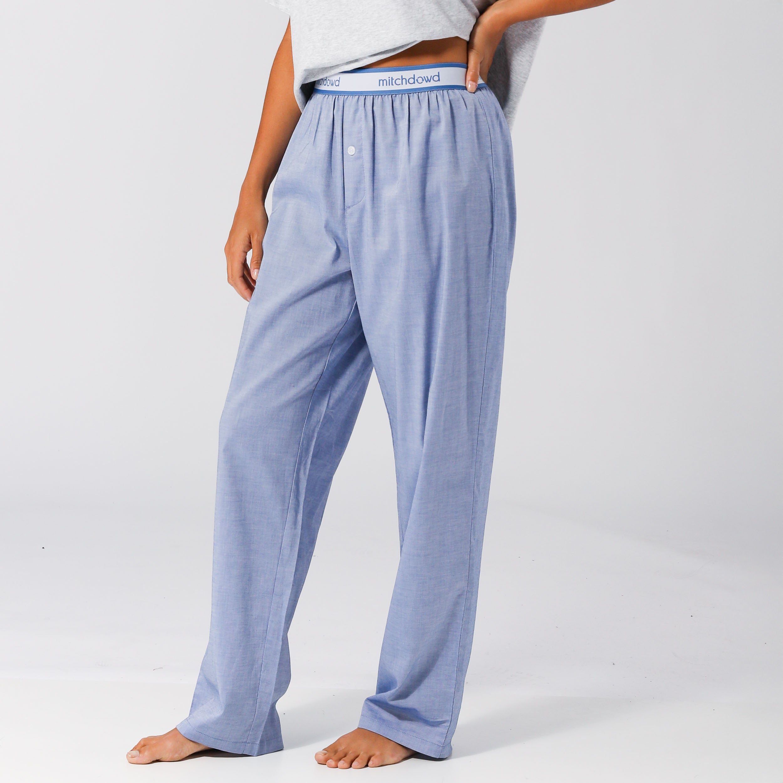 Women's End On End Sleep Pants - Blue - Image 3