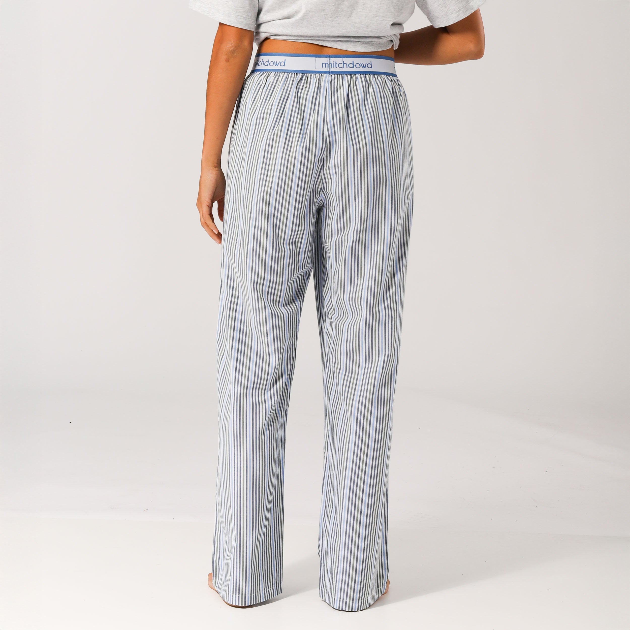 Women's Stripe Sleep Pants- Multi - Image 4