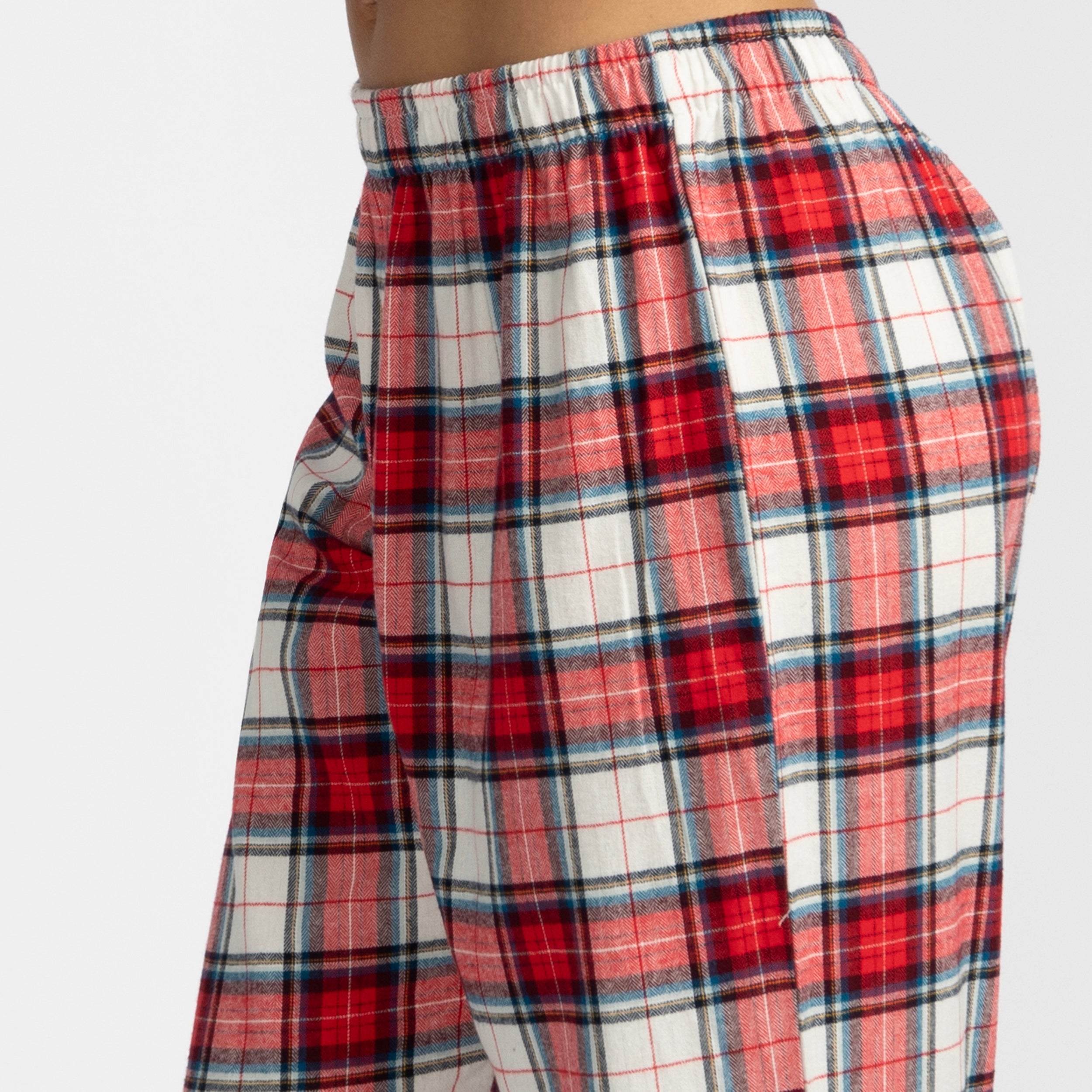 Women's Red Check Flannel Pyjama Pants