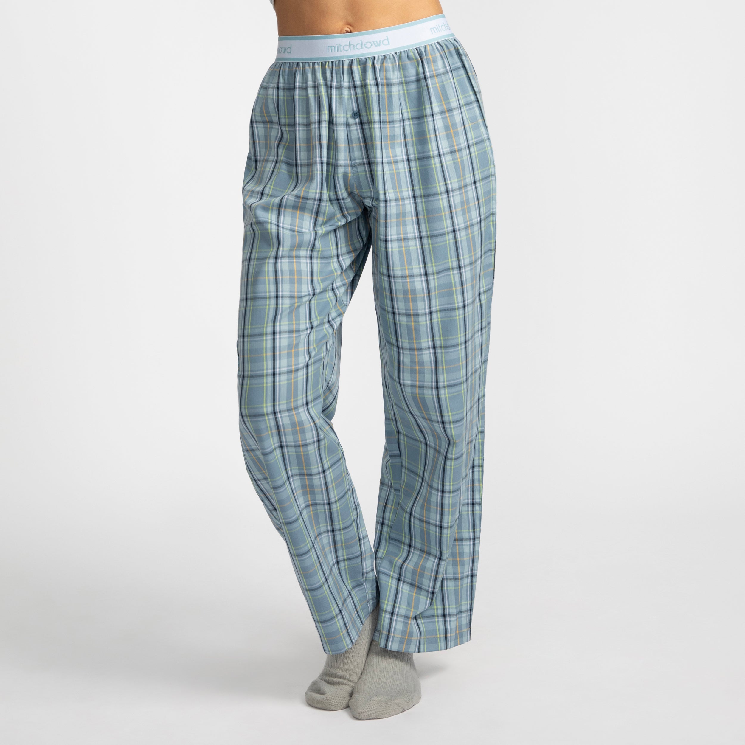 Women's Waves Check Pyjama Pant - Multi
