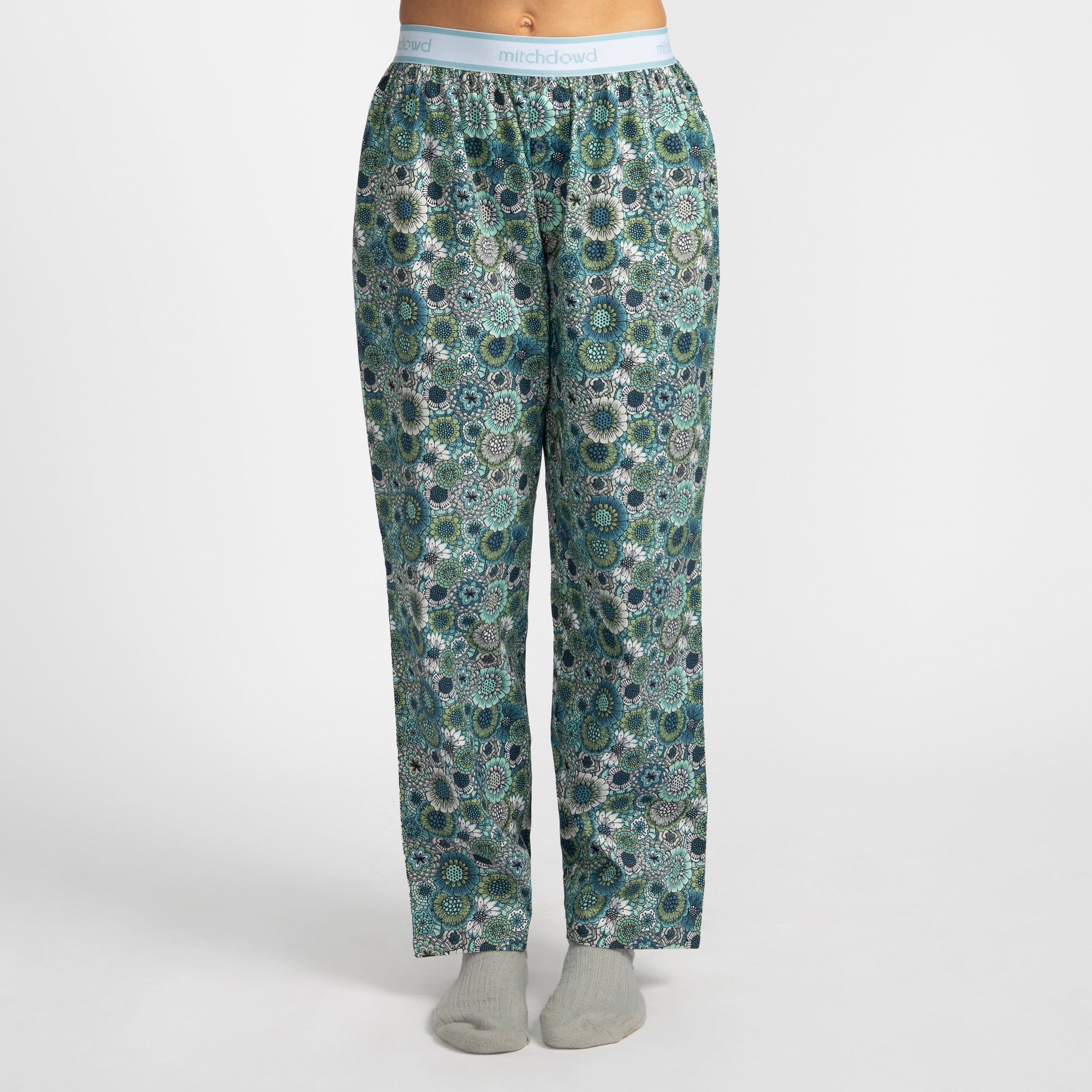 Women's Waves Check Pyjama Pant