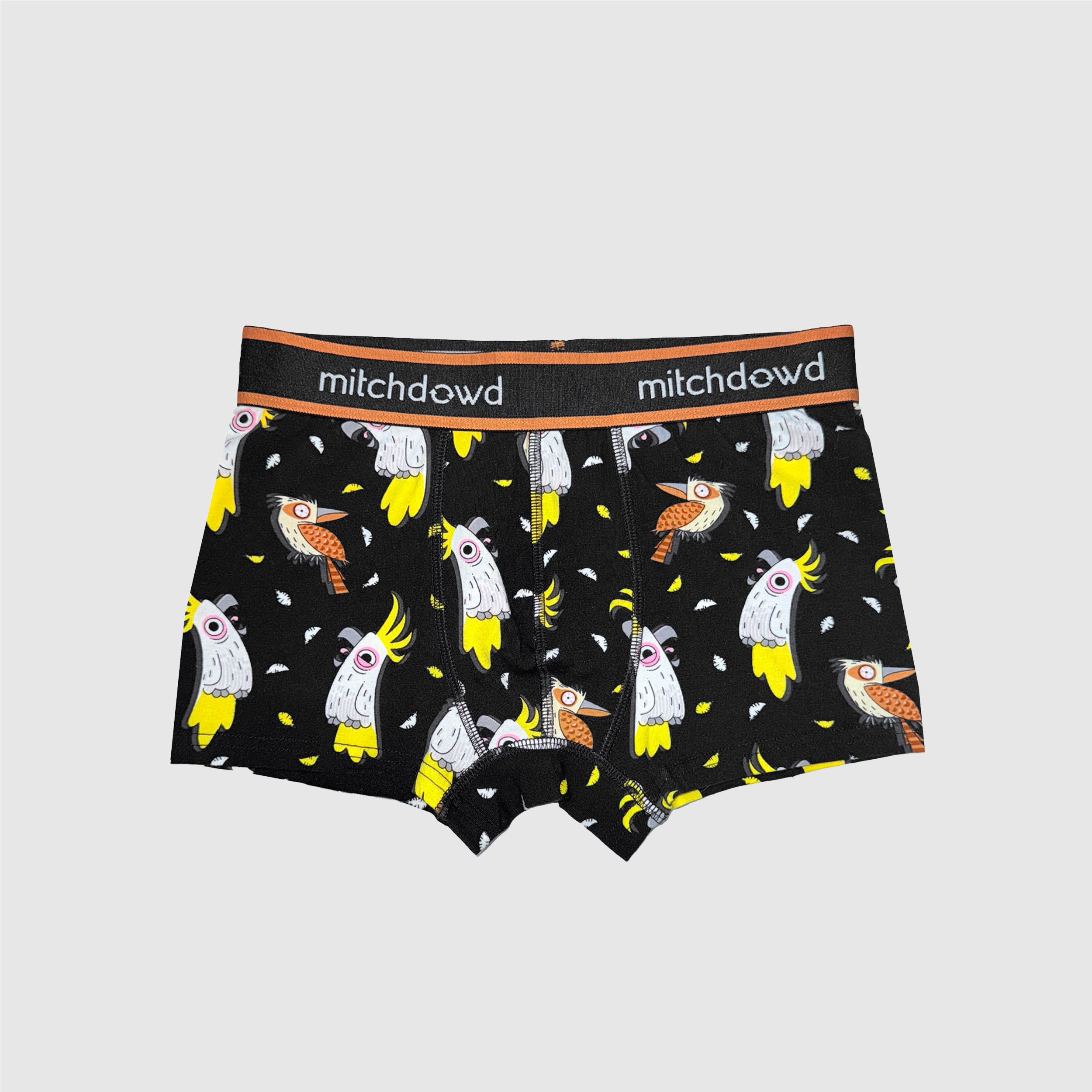 Boys Cockatoo Print Trunks