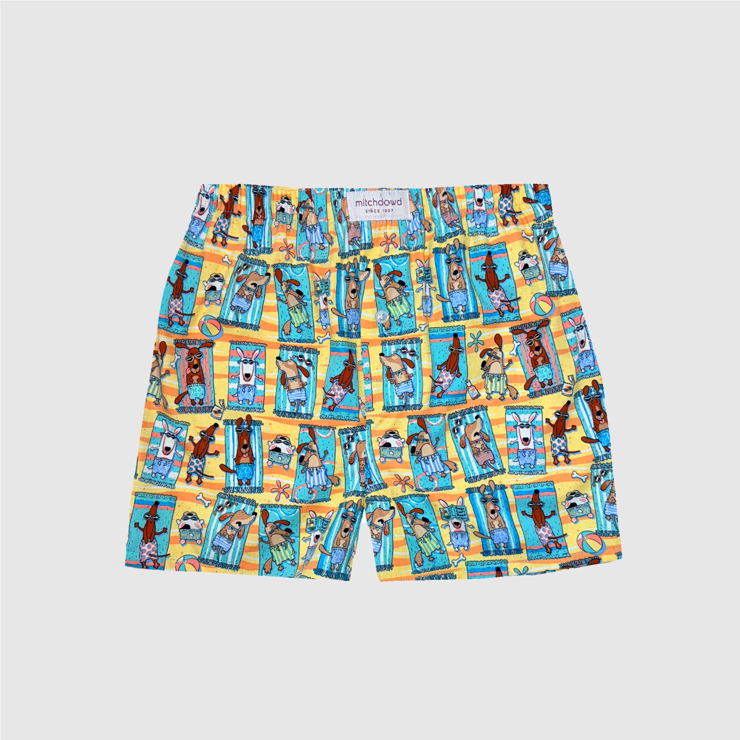 Boys Relaxing Dogs Boxer Shorts