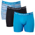 Men's Eco Space Stripe Recycled Repreve® Comfort Trunk 3 Pack - Blue