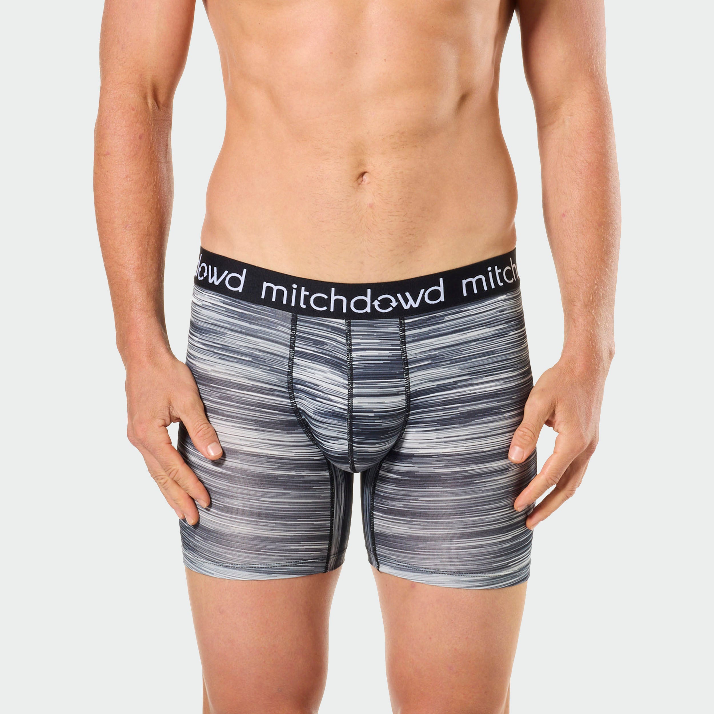 Men's Eco Micro Recycled Repreve® Comfort Trunk 3 Pack - Black & White