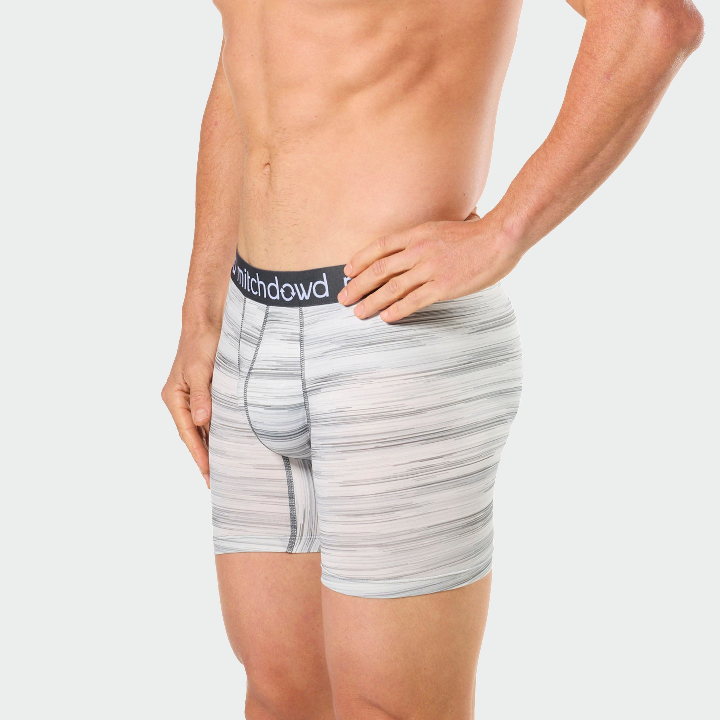 Men's Eco Micro Recycled Repreve® Comfort Trunk 3 Pack - Black & White