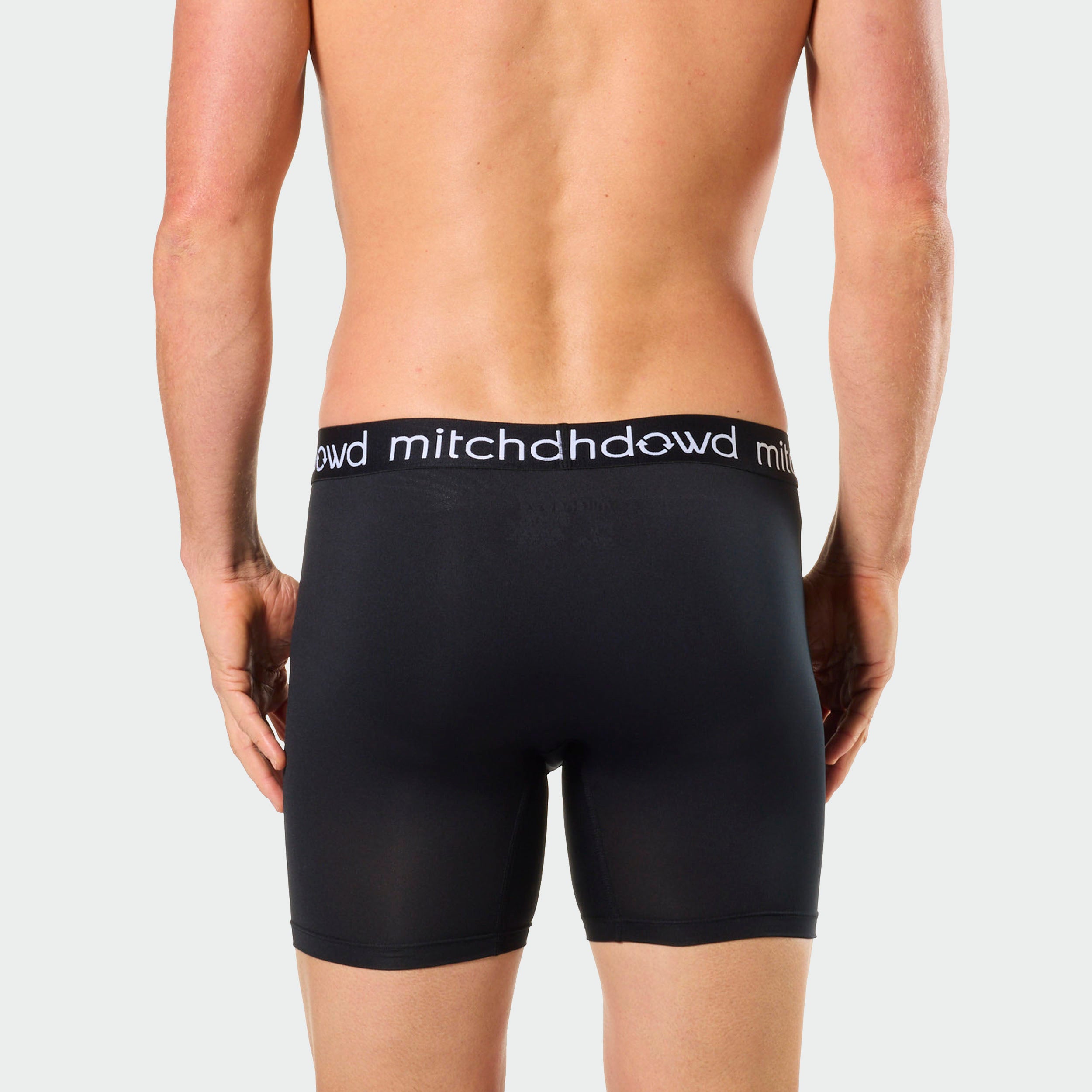 Men's Eco Micro Recycled Repreve® Comfort Trunk 3 Pack - Black & White