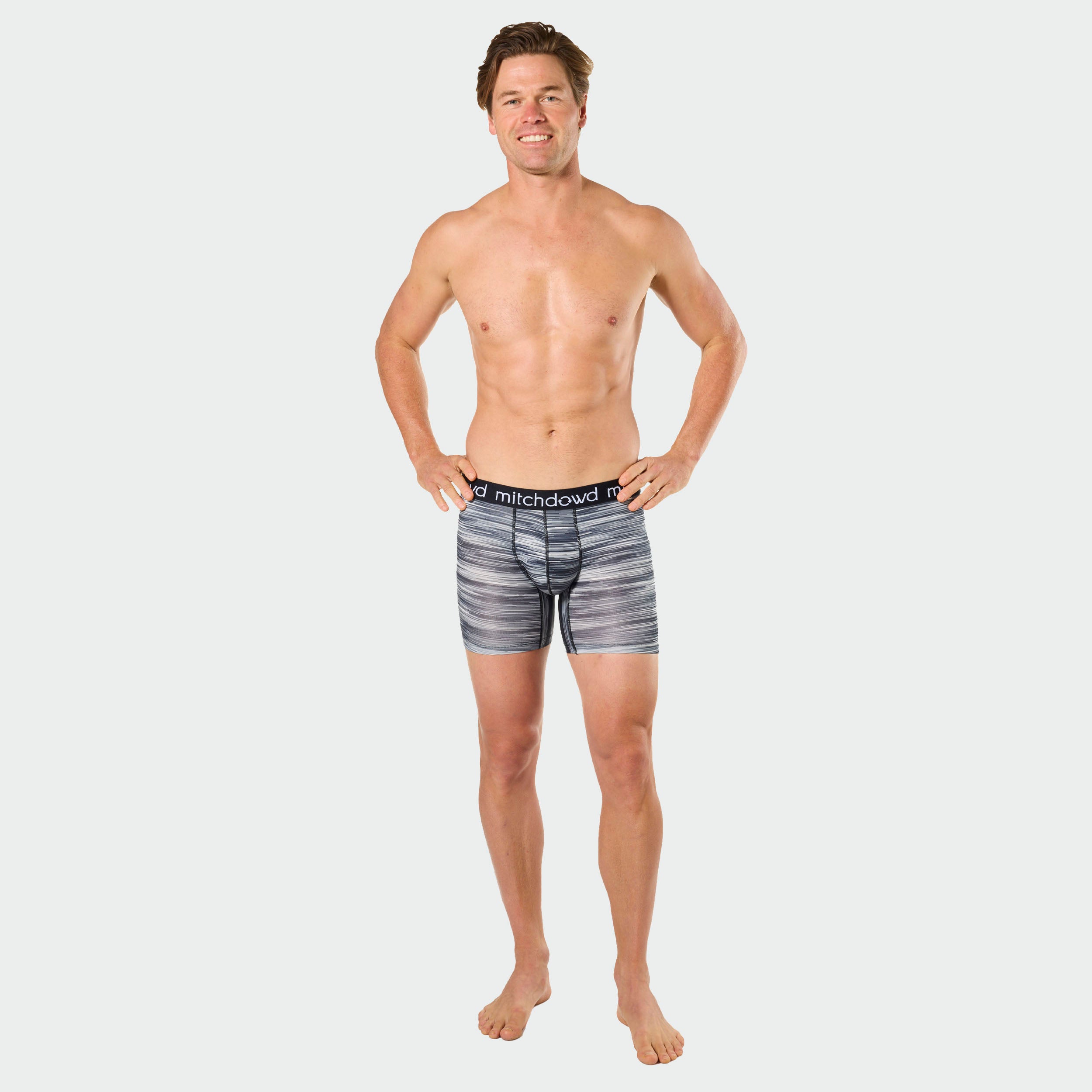 Men's Eco Micro Recycled Repreve® Comfort Trunk 3 Pack - Black & White