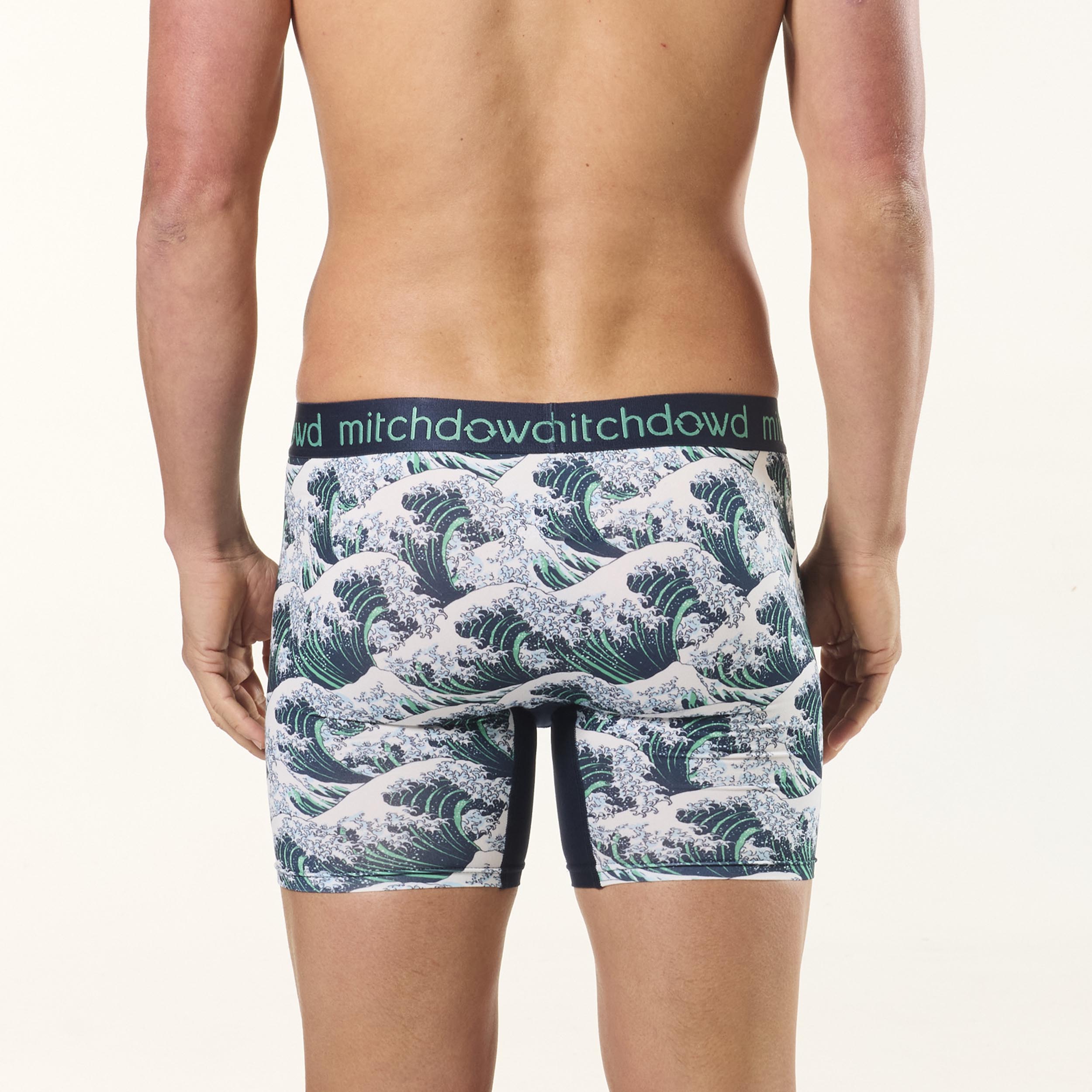 Men's Eco Great Wave Recycled Repreve® Comfort Trunk 3 Pack - Navy - Image 4