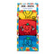 Men's Mr. Men Stripes Cotton Crew Socks 3 Pack Gift Box - Red, Blue & Yellow