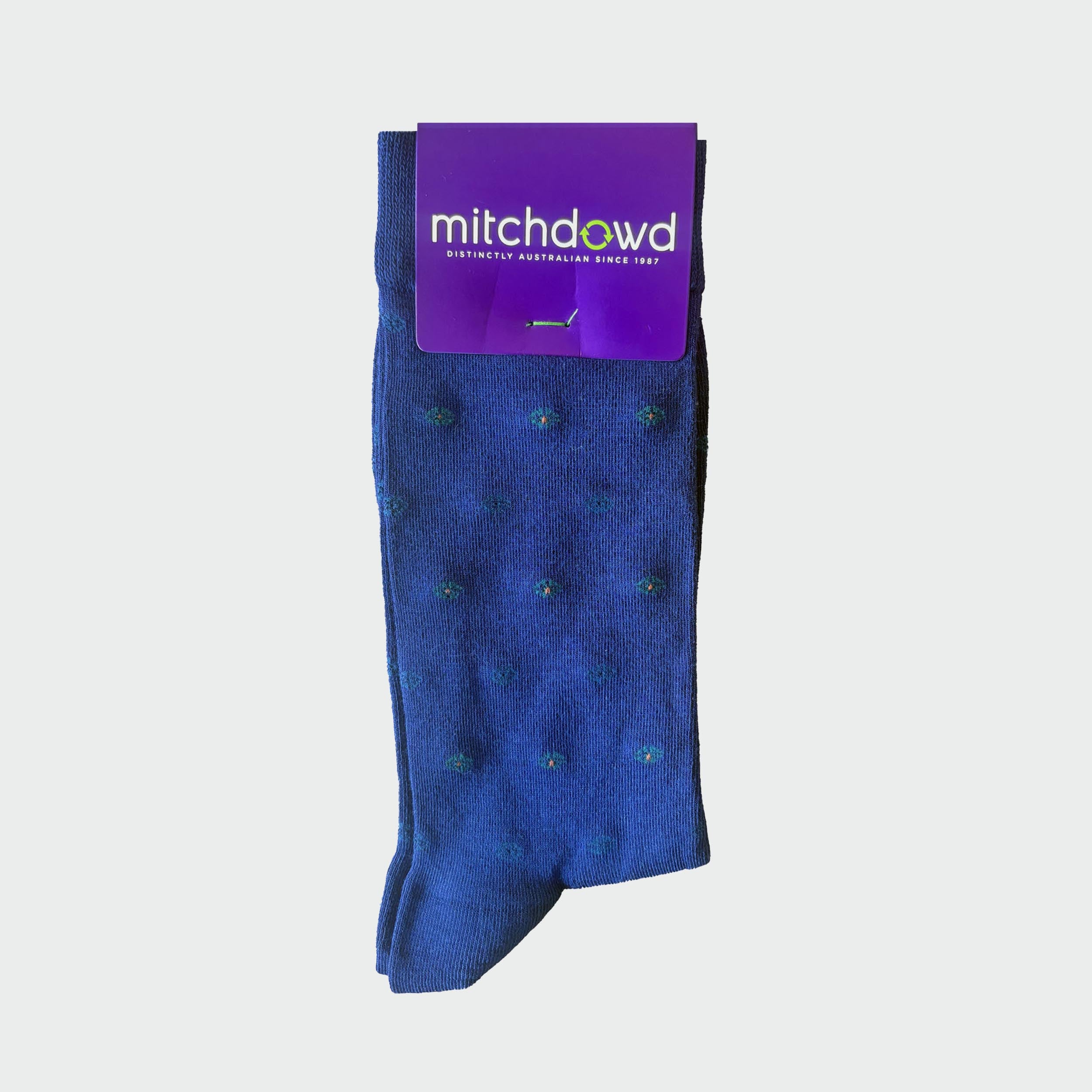 Mitchdowd Luxury Modal Navy Men's Crew Socks
