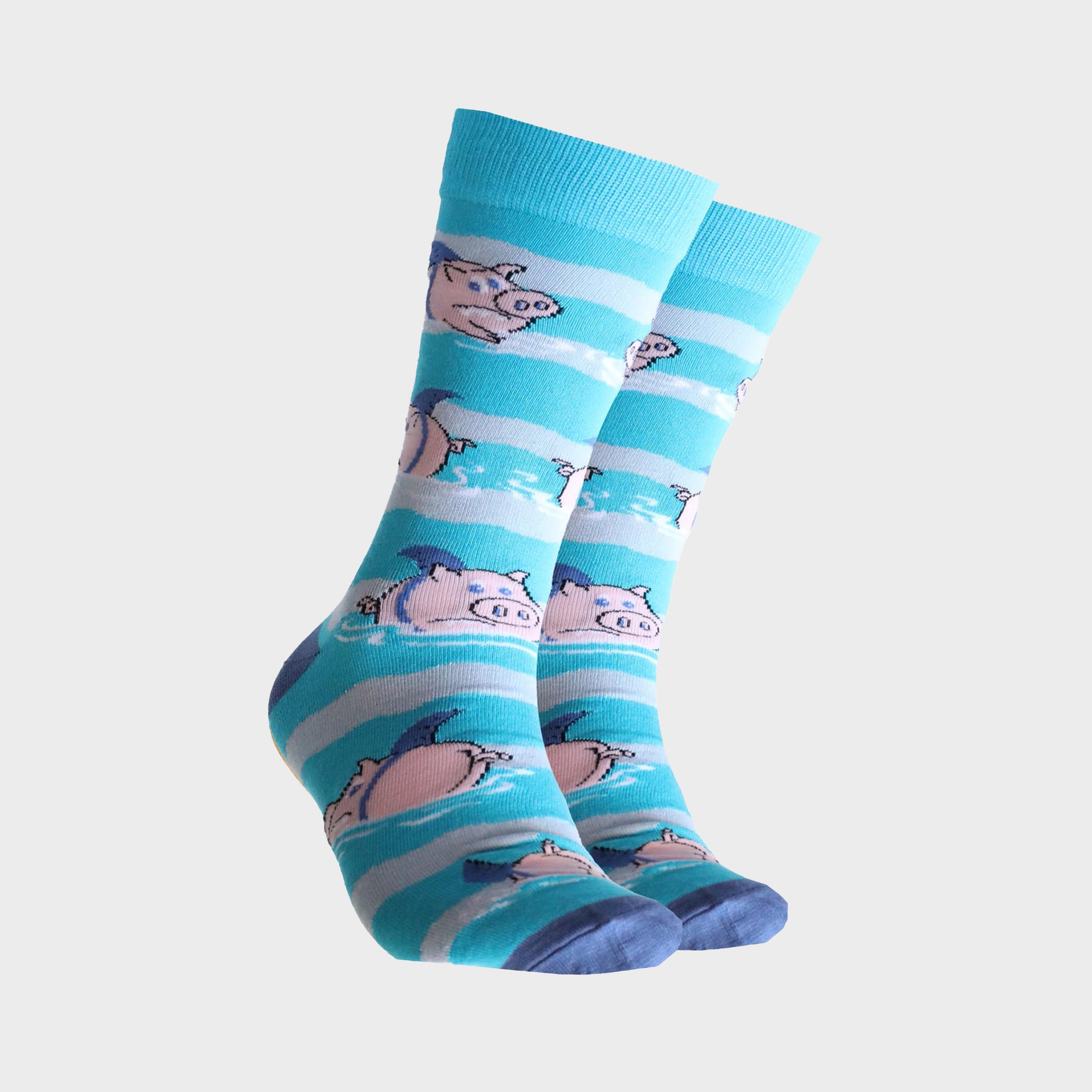 Mitchdowd Mens Bamboo Socks Shark Fin Piggies