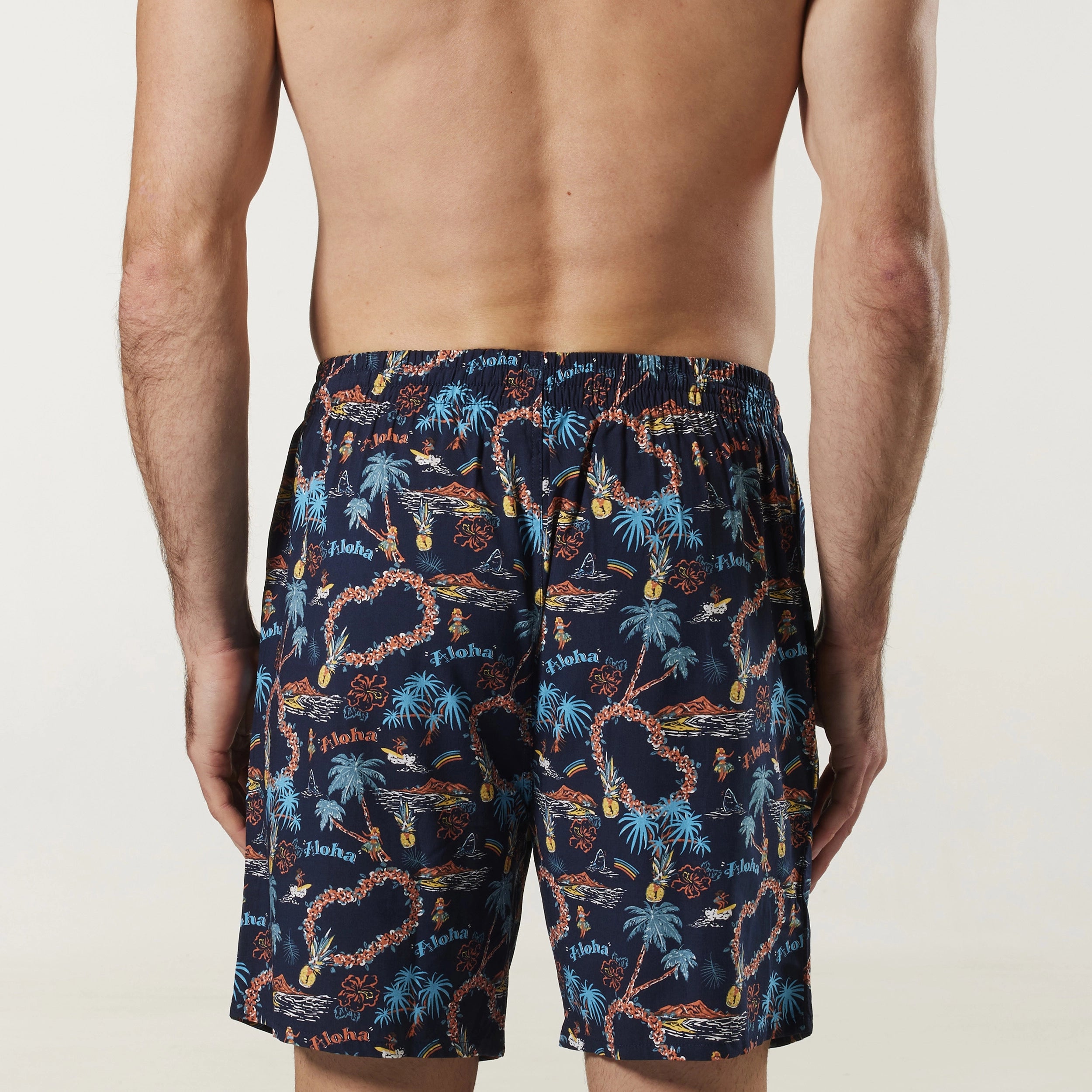 Men's Aloha Bamboo Sleep Short Image 4