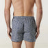 Men's Batik Cotton Boxer Shorts 3 Pack - Denim