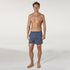 Men's Manhattan Geo Cotton Boxer Shorts - Navy