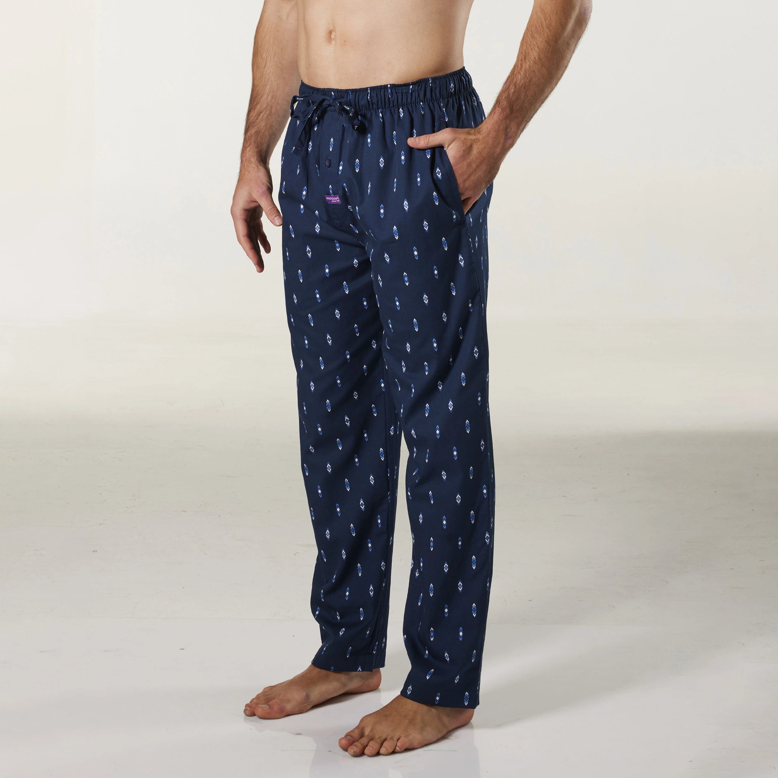 Men's Flint Cotton Sleep Pant Model Image 2