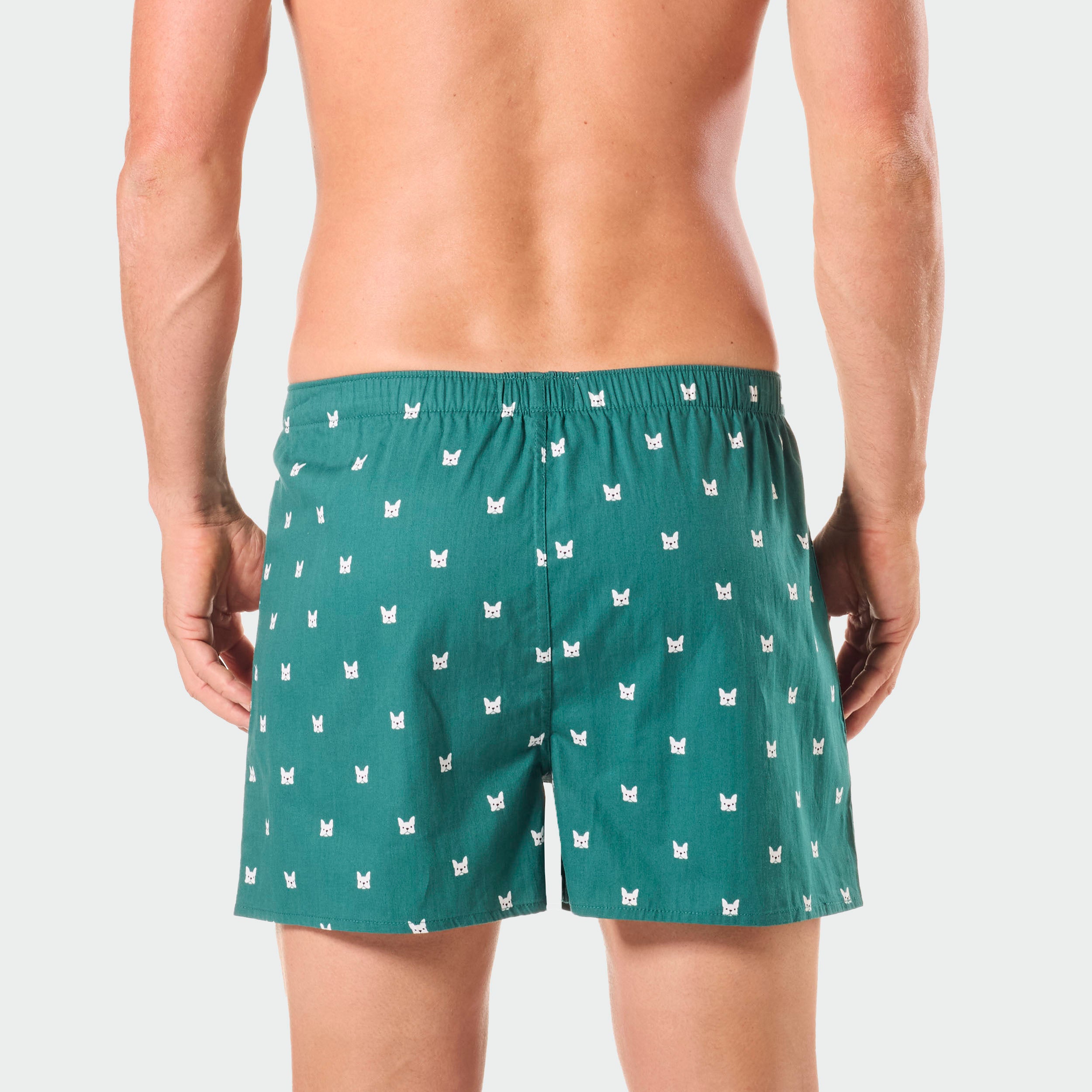 Men's Checker Labs Cotton Boxer Short 3 Pack - Navy - Image 4