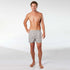 Men's Leaf & Bird Cotton Boxer Shorts - Stone