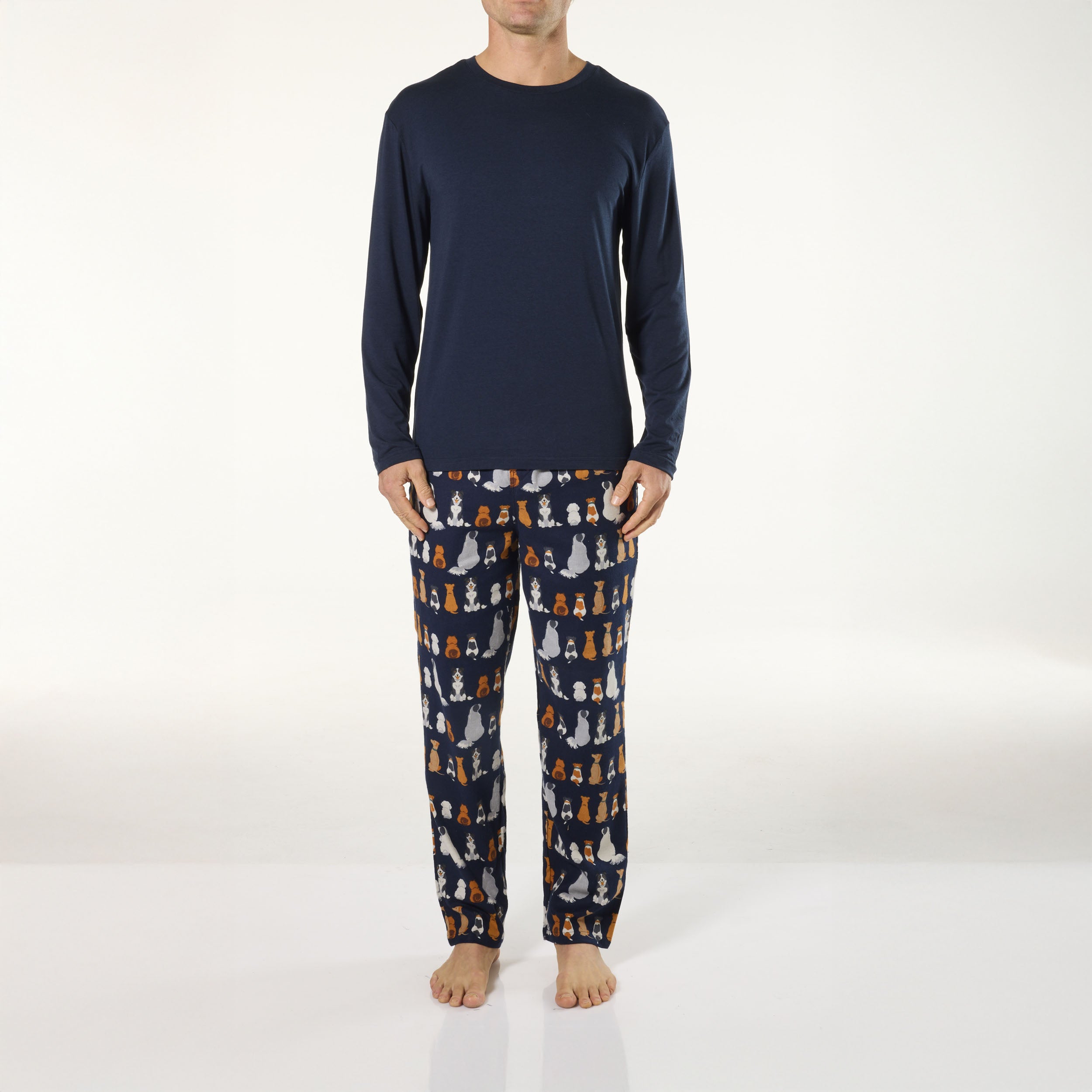 Men's Bamboo Sleep Set - Navy