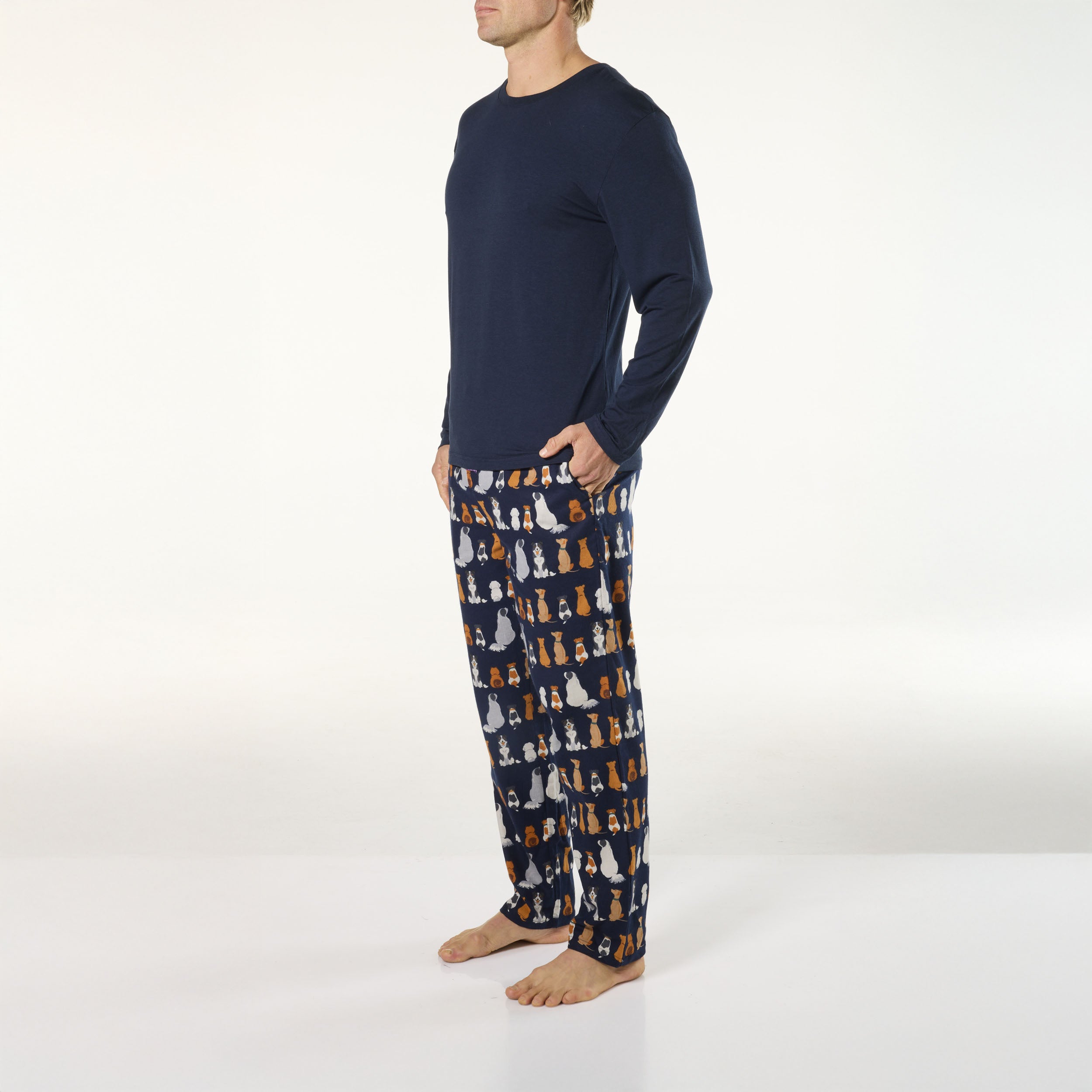 Men's Bamboo Sleep Set - Navy