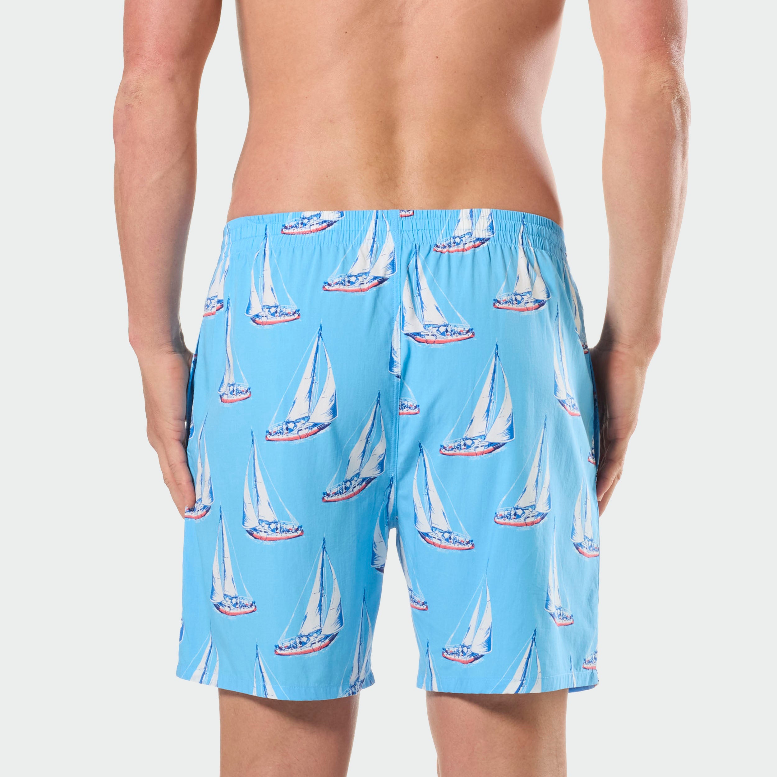 Mitchdowd Mens Sailing Bamboo Sleep Shorts