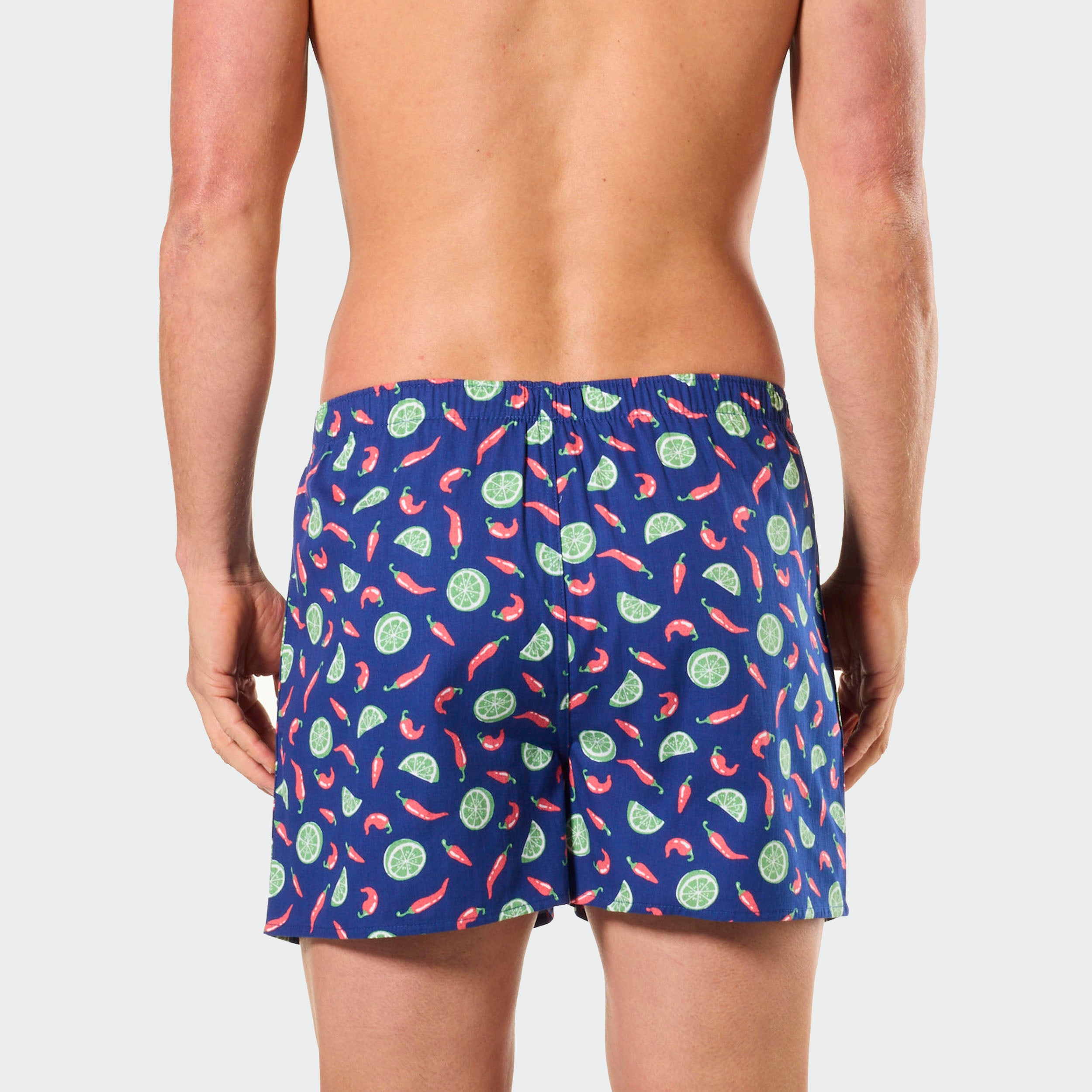 Mitch Dowd Men's Woven Boxer Shorts 3 Pack Tequila Design