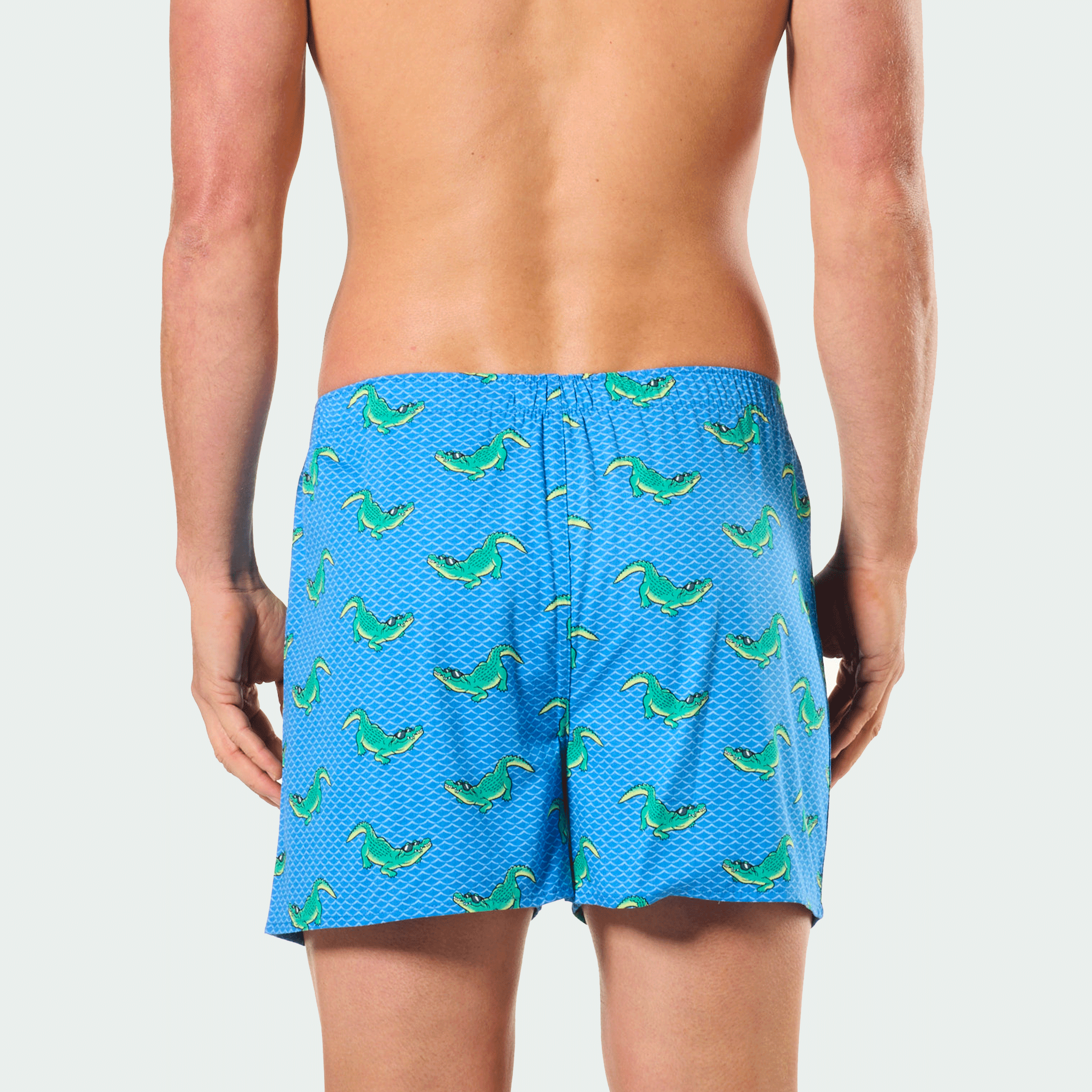 Mitch Dowd Men’s 3 Pack Boxer Shorts in Sharks, Crocs and Checks Design
