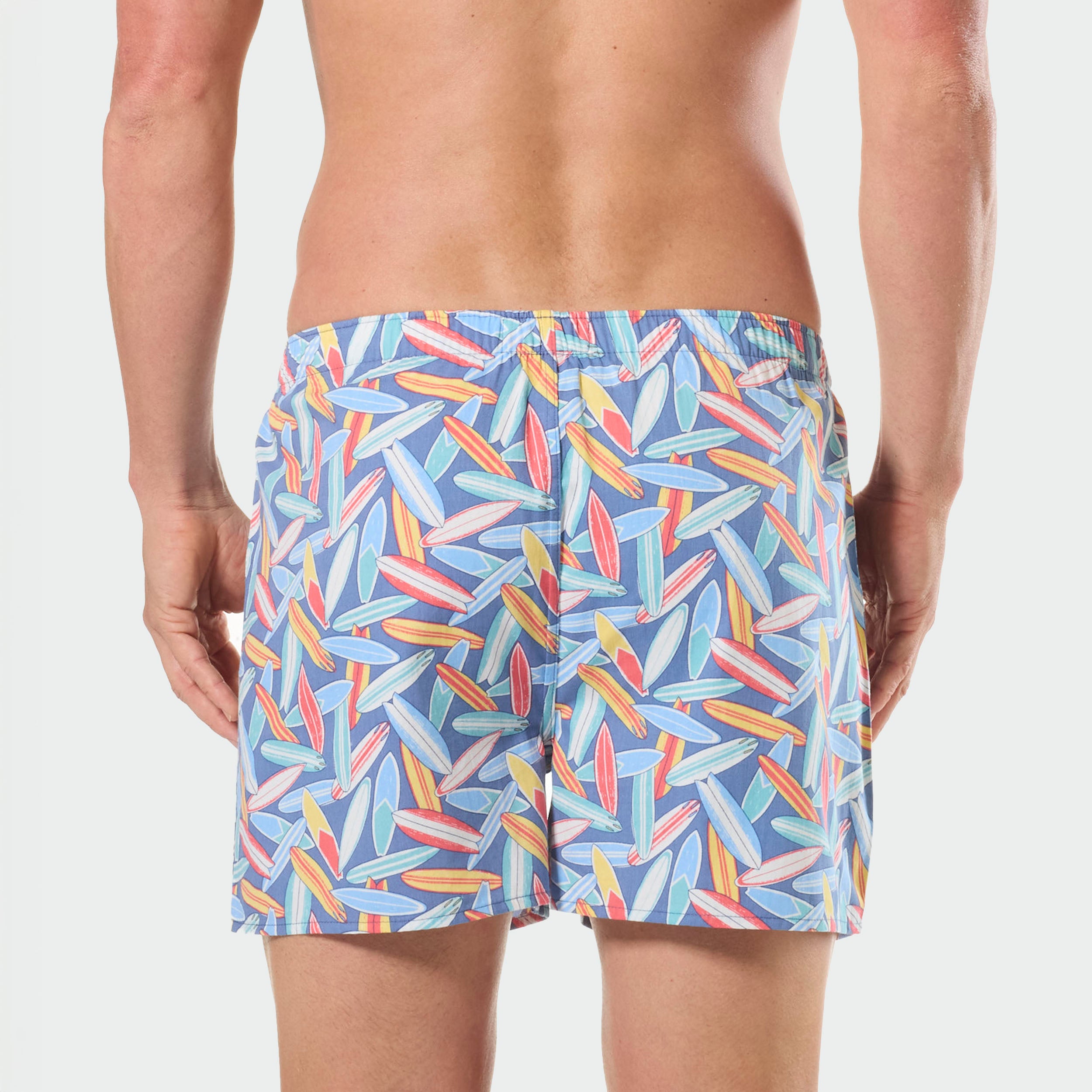 Mitchdowd Mens Surf board Van 3 Pack Cotton Boxers