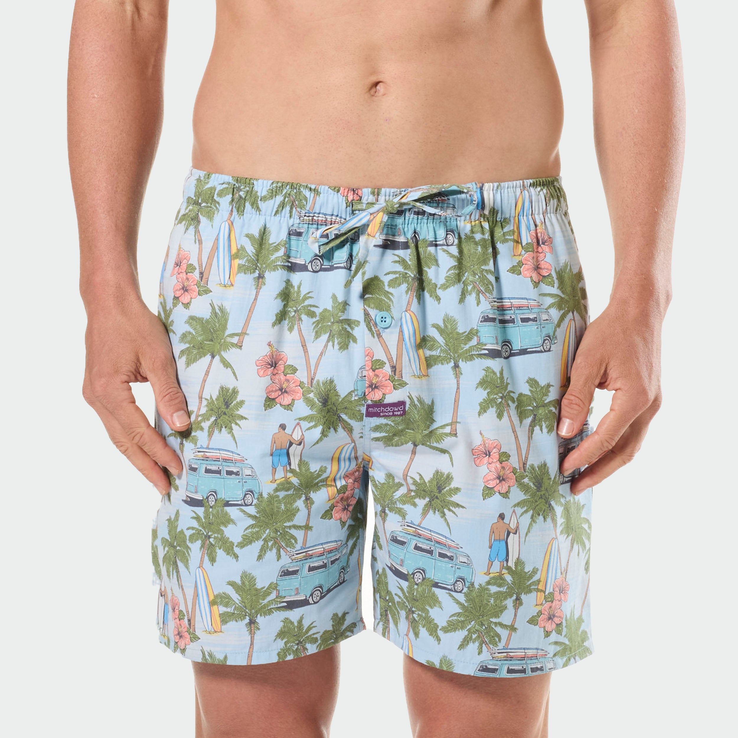 Men’s Beach Surf Van Sleep Short