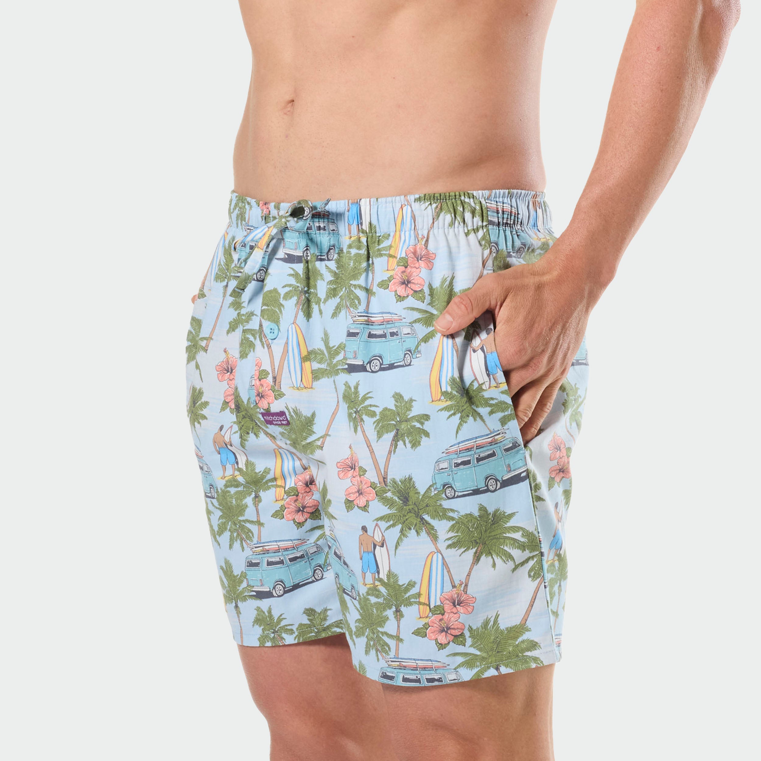 Men’s Beach Surf Van Sleep Short