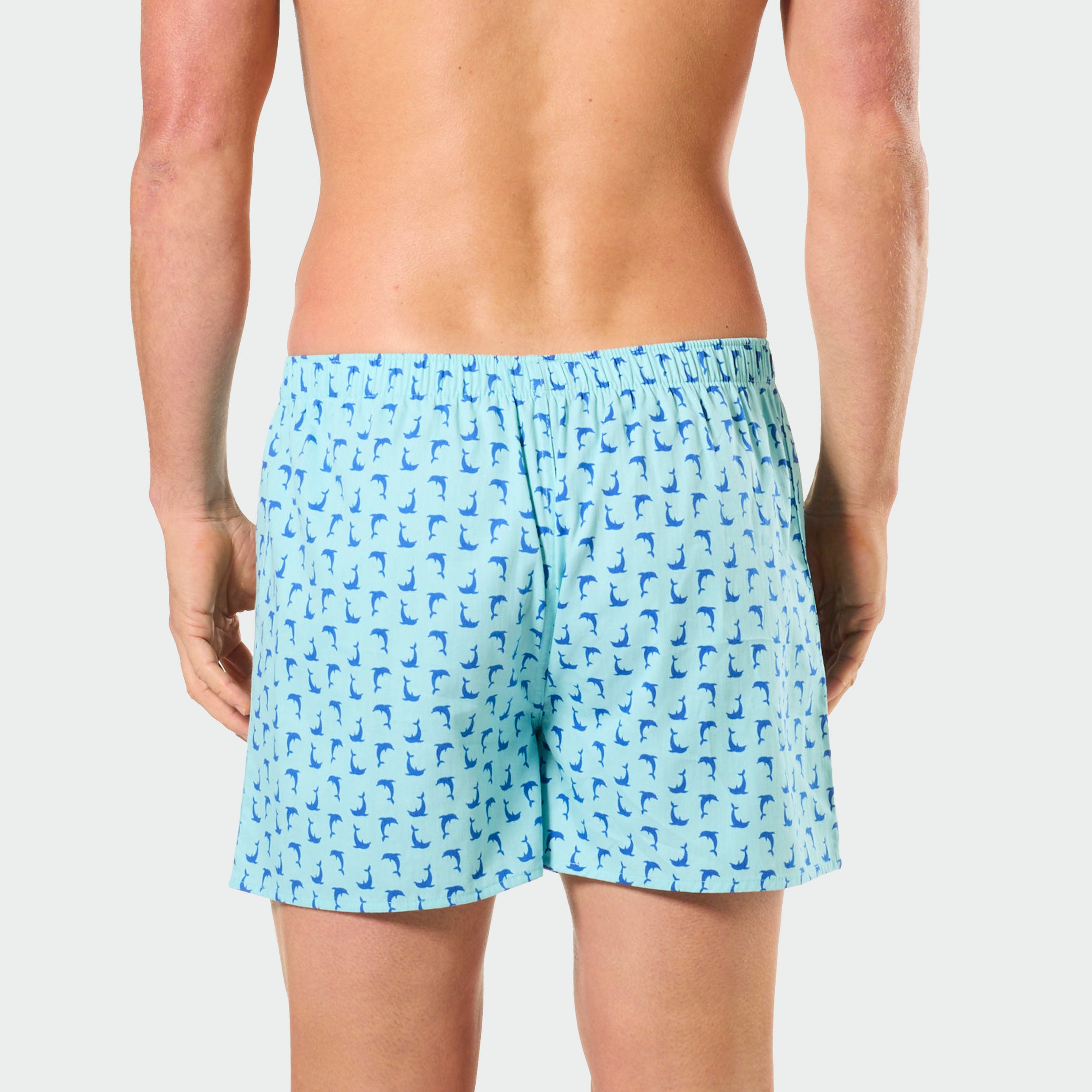 Mitch Dowd Men's Woven Boxer Shorts 5 Pack Nautical and Coastal Design