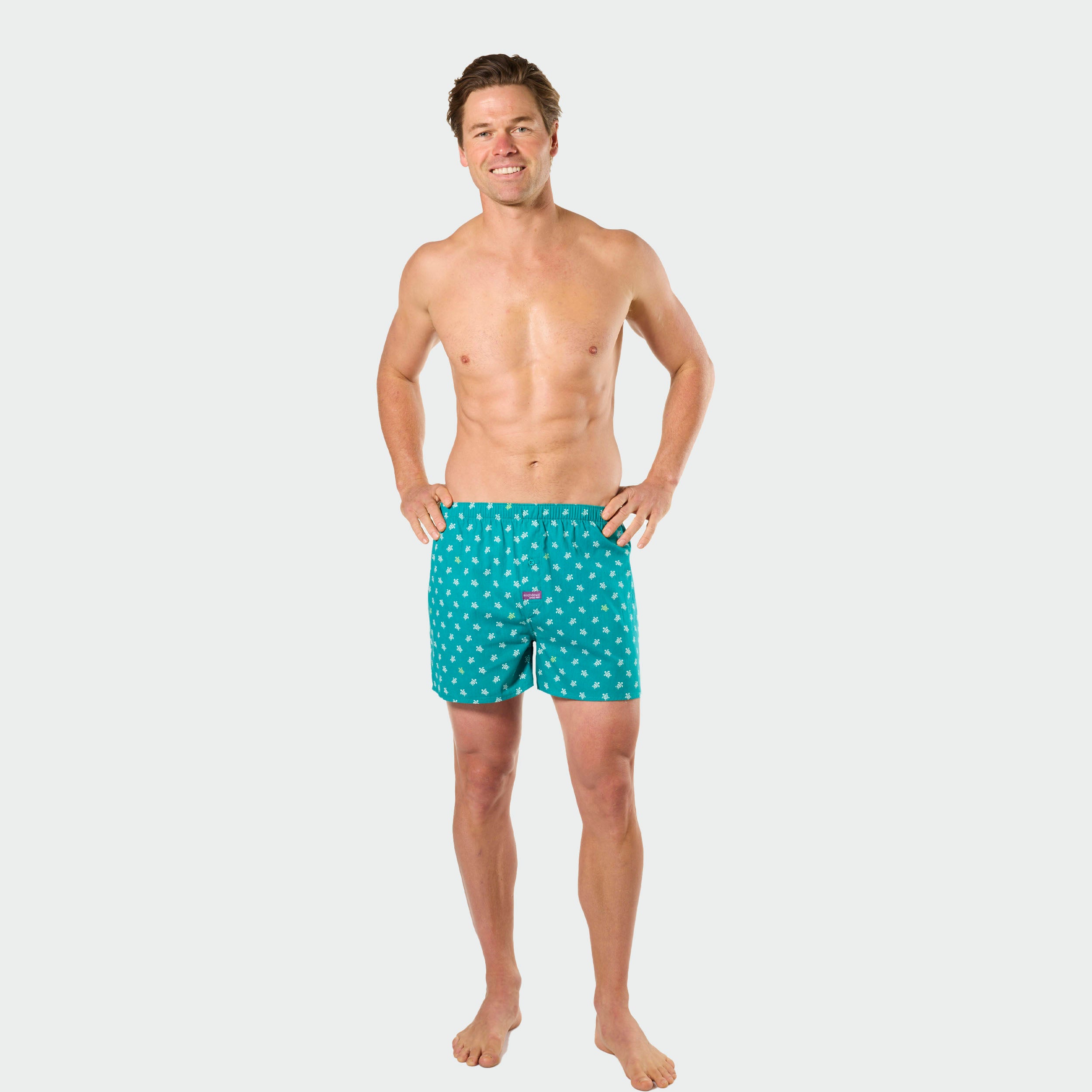 Mitch Dowd Men's Woven Boxer Shorts 5 Pack Nautical and Coastal Design