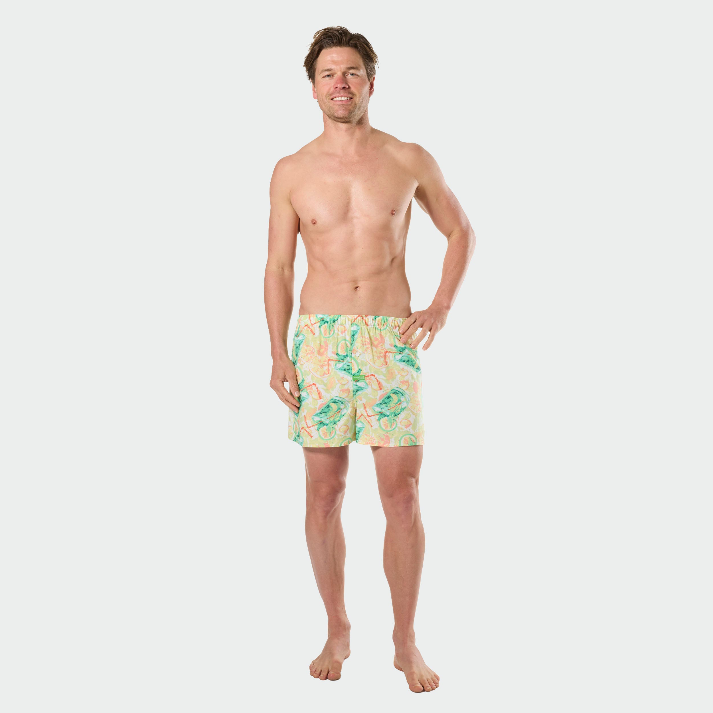 Mitchdowd Men’s Bamboo Cocktail Print Boxer Short