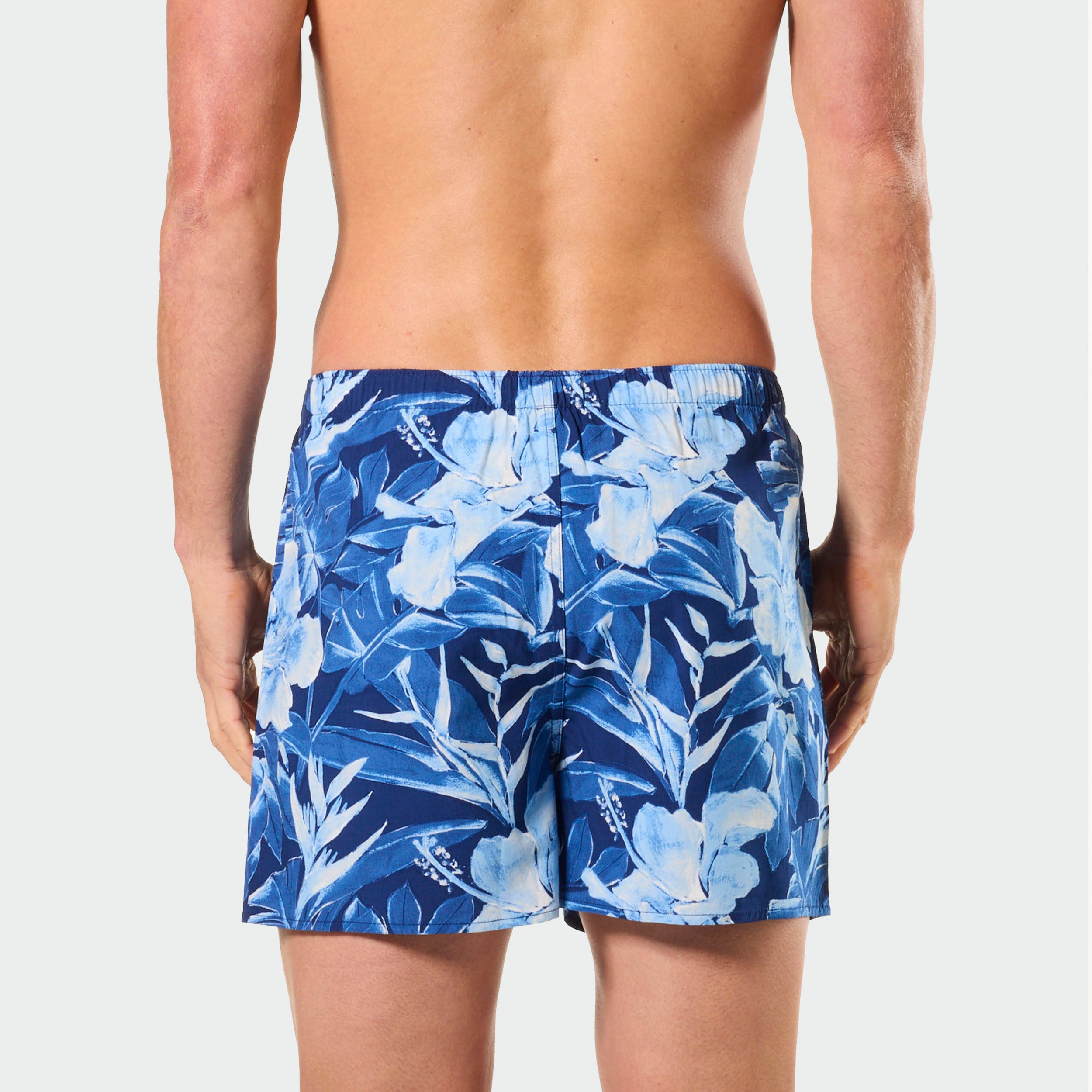 Mitch Dowd Men's Bamboo Boxer Shorts Painted Tropical Design