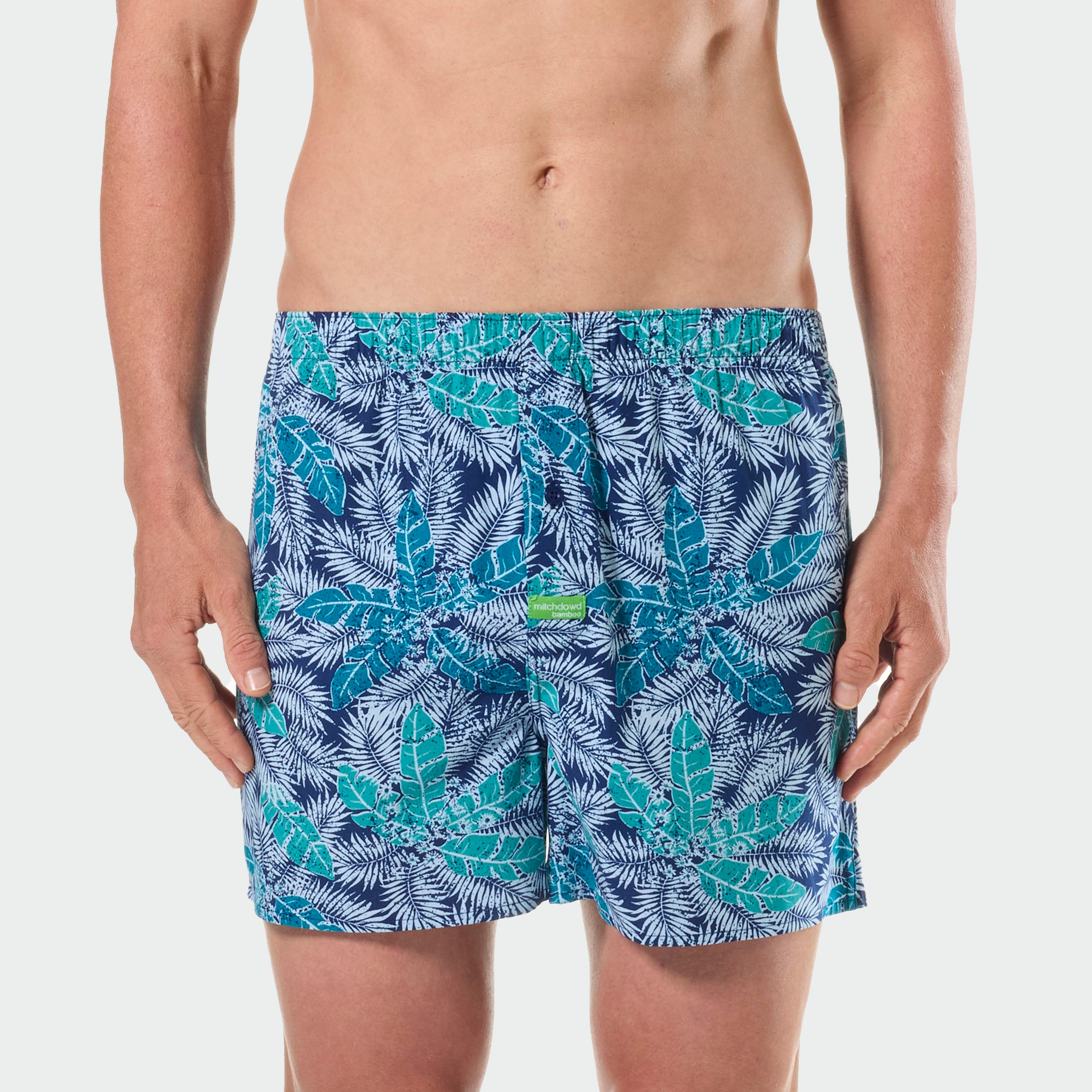 Mitchdowd Mens Tropical Bamboo Boxer Shorts
