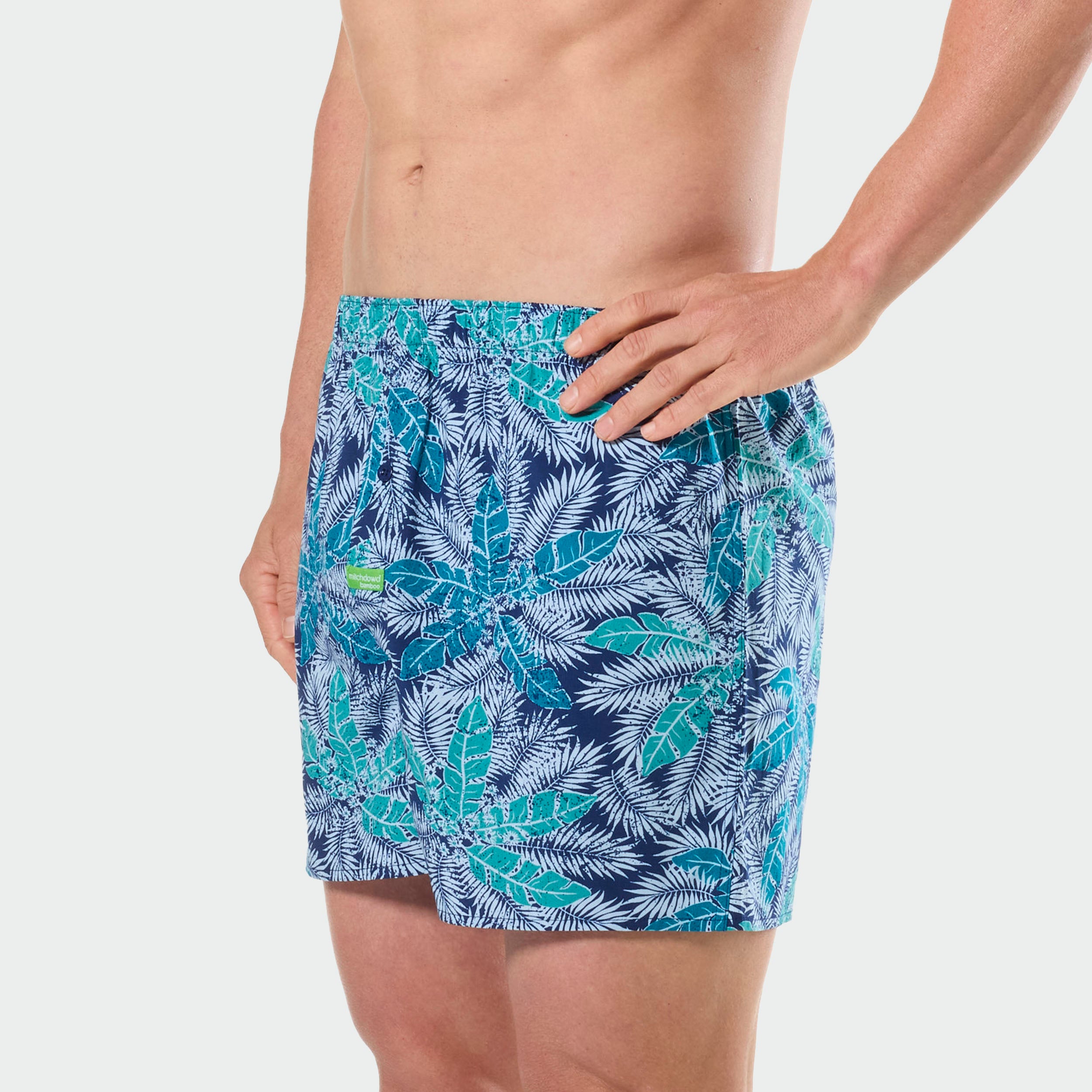 Mitchdowd Mens Tropical Bamboo Boxer Shorts