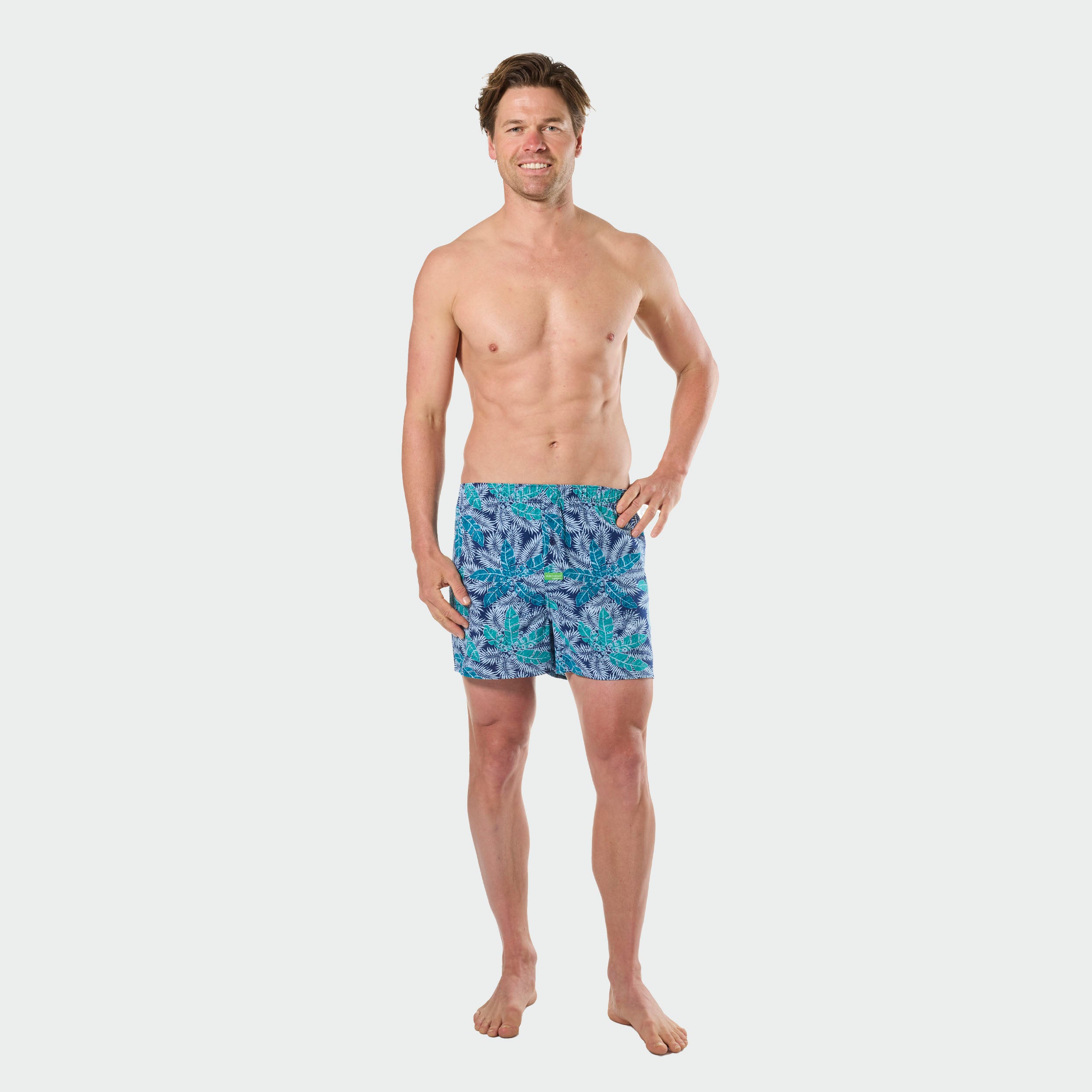 Mitchdowd Mens Tropical Bamboo Boxer Shorts