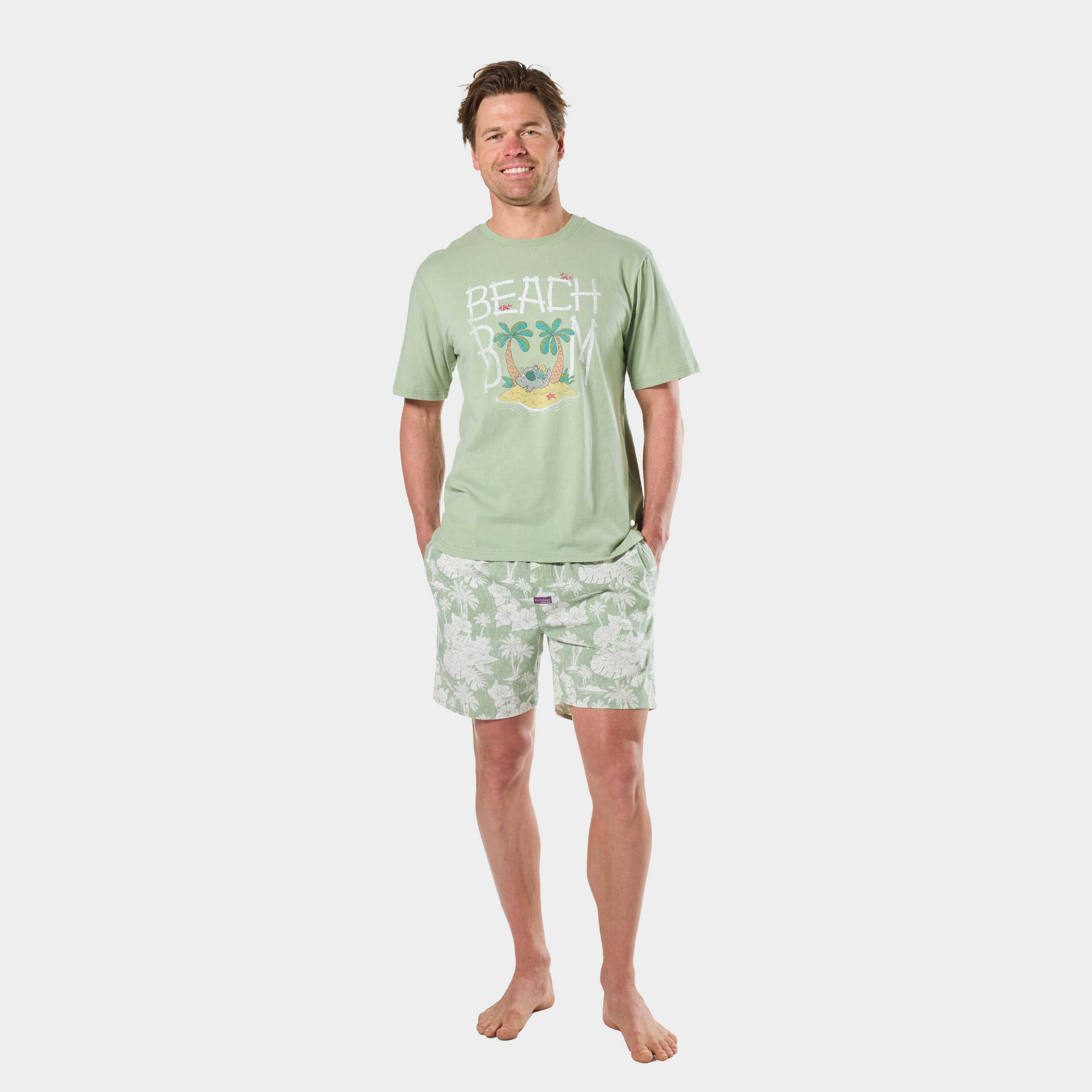 Mitchdowd Mens Beach Bum Pyjama Set