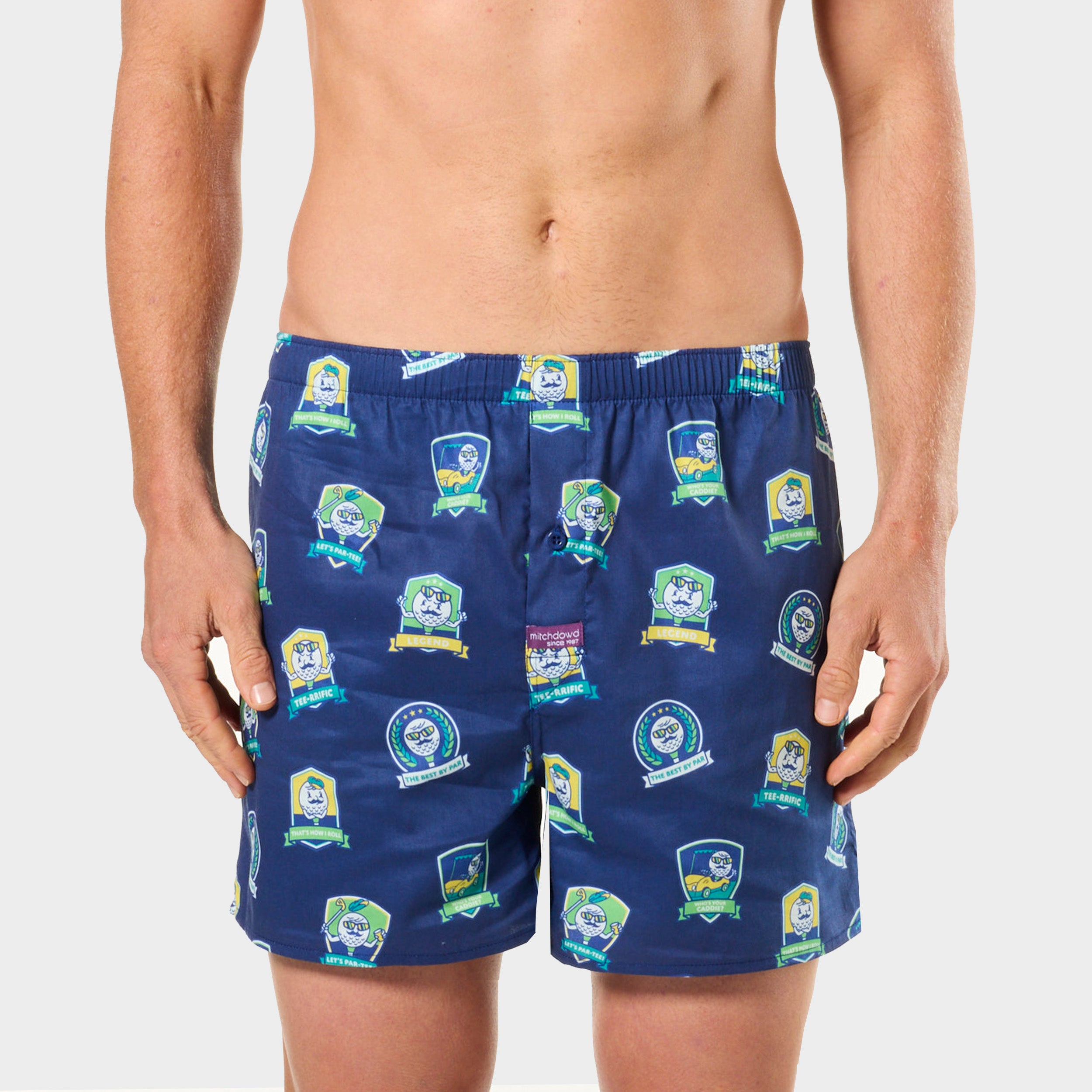 Mitchdowd Mens Golf Boxer and Sock Multi Pack
