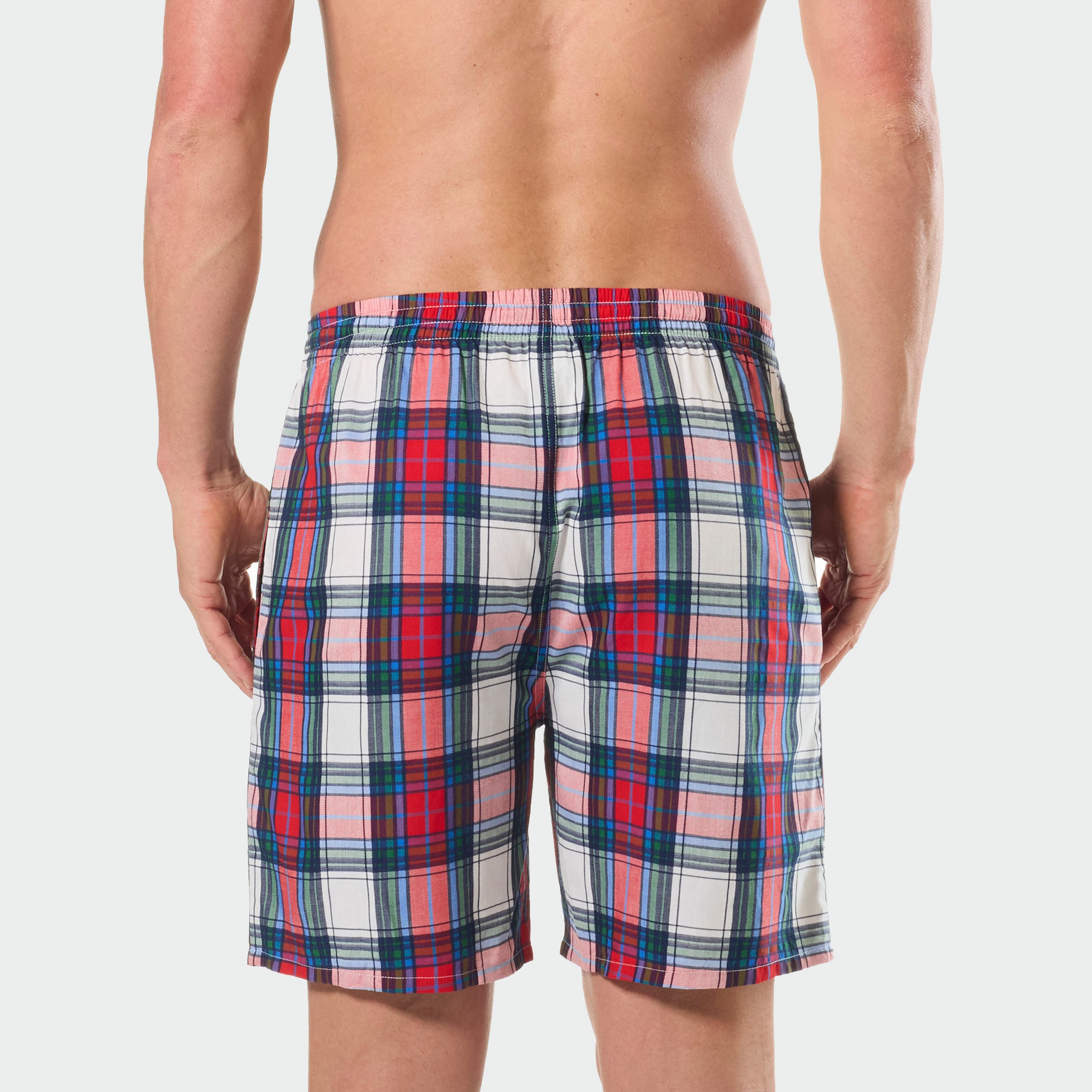 Mitchdowd Mens Tarten Check Bamboo Sleep Shorts